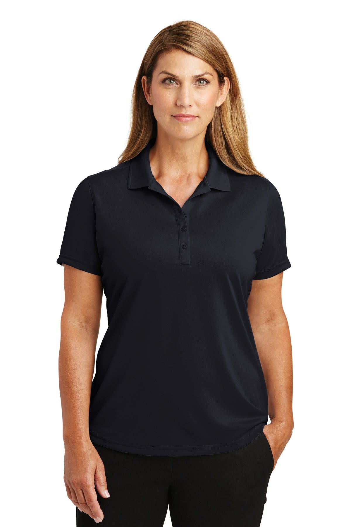 Custom Dark Navy Select Lightweight Snag-Proof Polo CS419, personalized by SanCanDo Swag in Argyle, TX