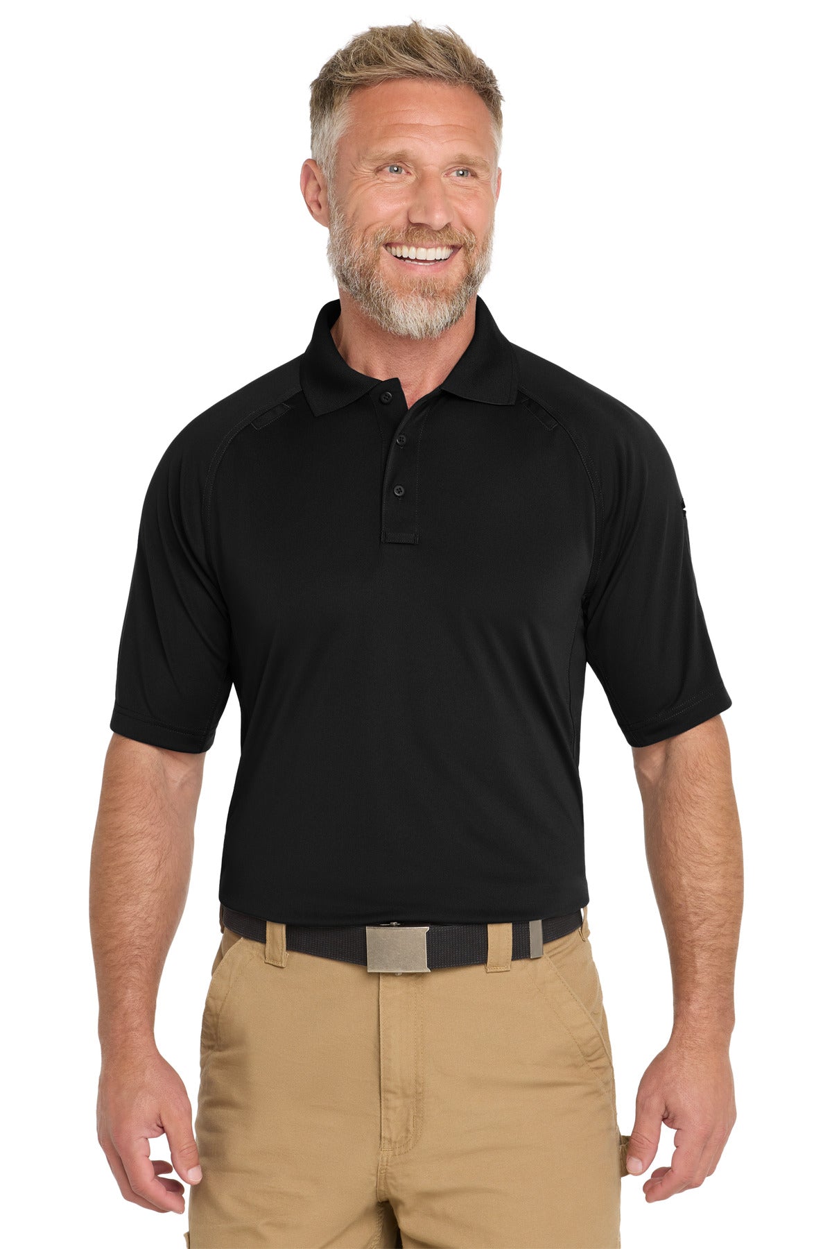 Custom Black Select Snag-Proof Tactical Polo CS420, personalized by SanCanDo Swag in Argyle, TX