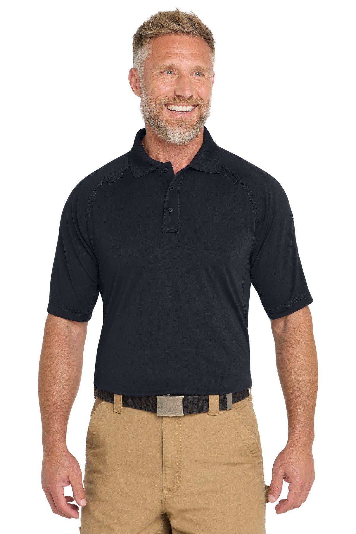 Custom Dark Navy Select Snag-Proof Tactical Polo CS420, personalized by SanCanDo Swag in Argyle, TX