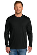 Custom Black Workwear Pro Long Sleeve Pocket Tee CS440LSP, personalized by SanCanDo Swag in Argyle, TX