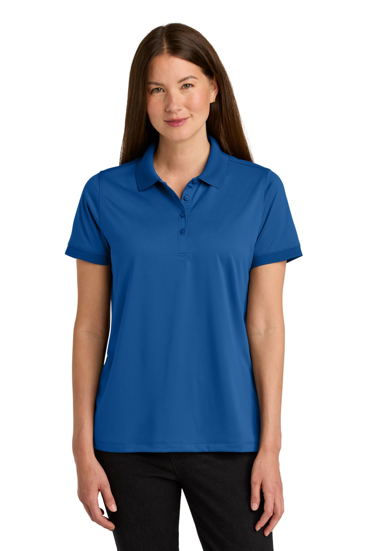 Custom Royal Women's Workwear Pro Polo CS451, personalized by SanCanDo Swag in Argyle, TX