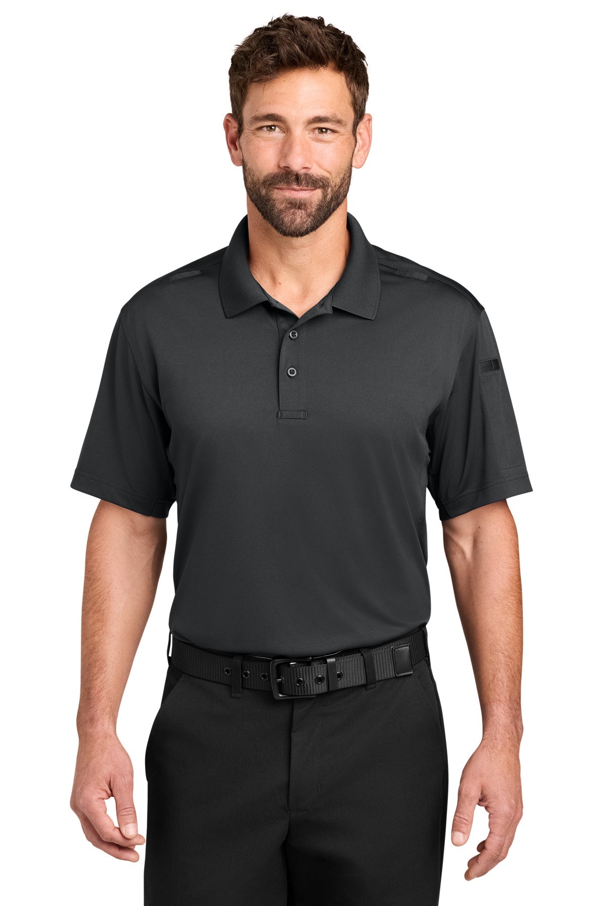Custom Echo Steel Workwear Pro Tactical Polo CS452, personalized by SanCanDo Swag in Argyle, TX