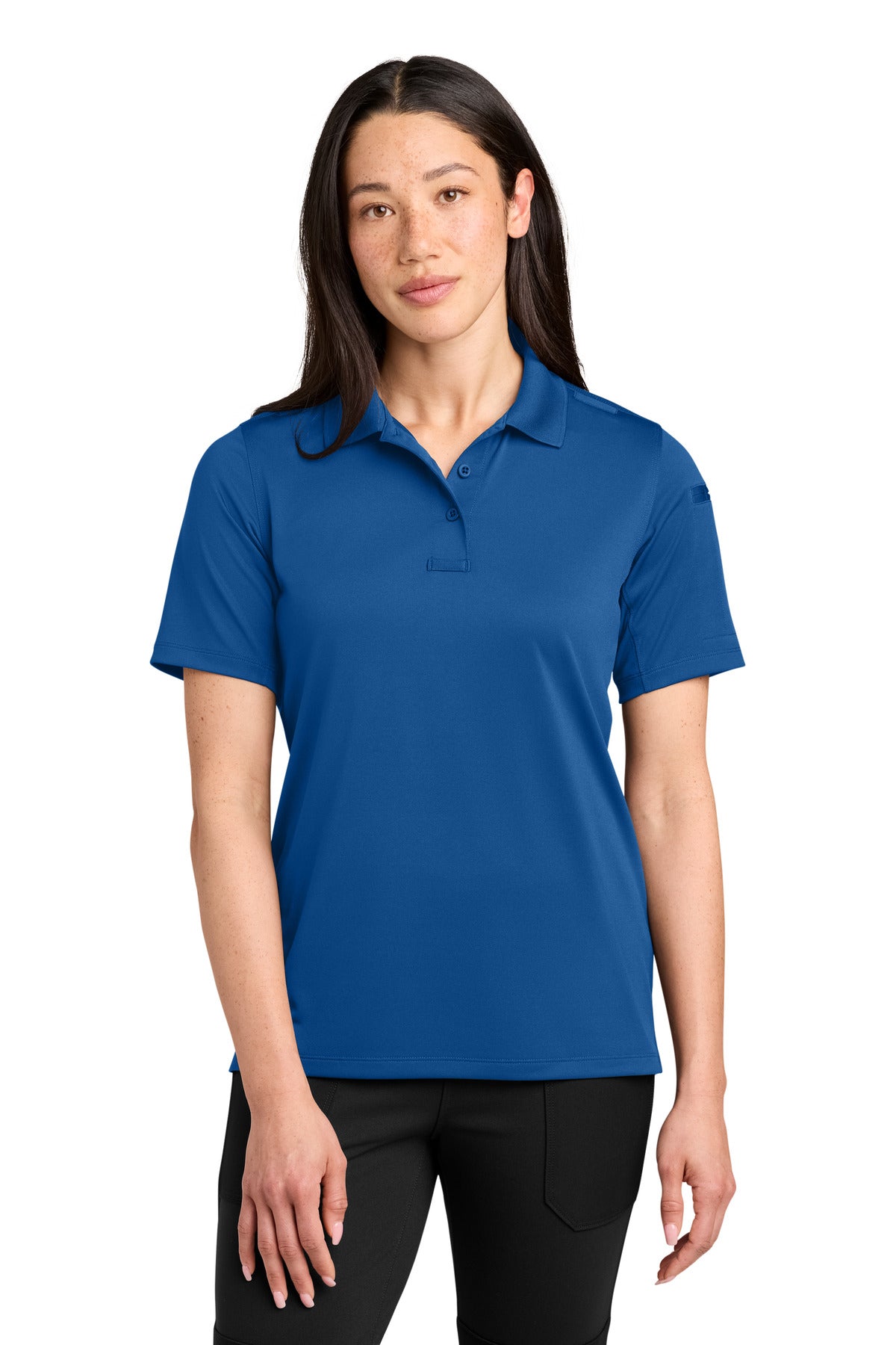 Custom Royal Women's Workwear Pro Tactical Polo CS453, personalized by SanCanDo Swag in Argyle, TX