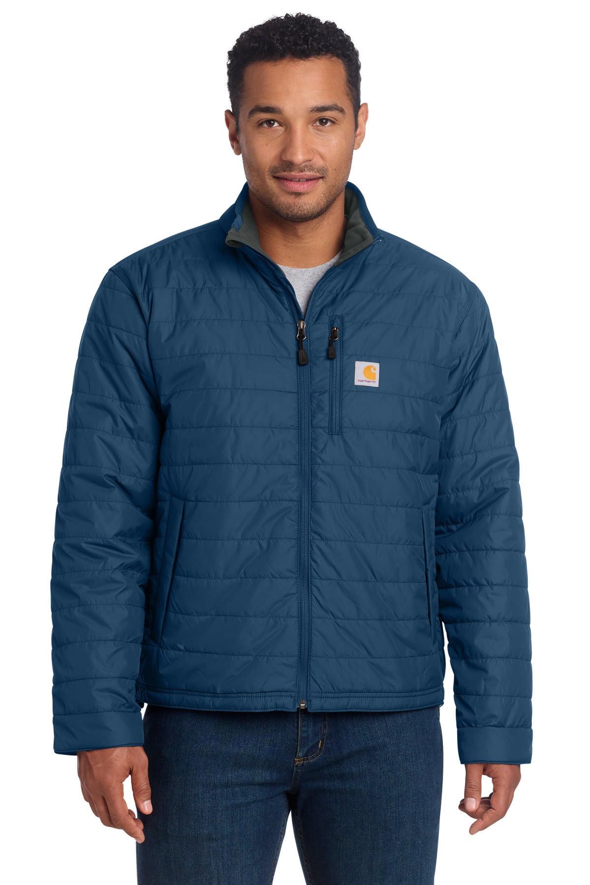 Custom Dark Blue Gilliam Jacket CT102208, personalized by SanCanDo Swag in Argyle, TX