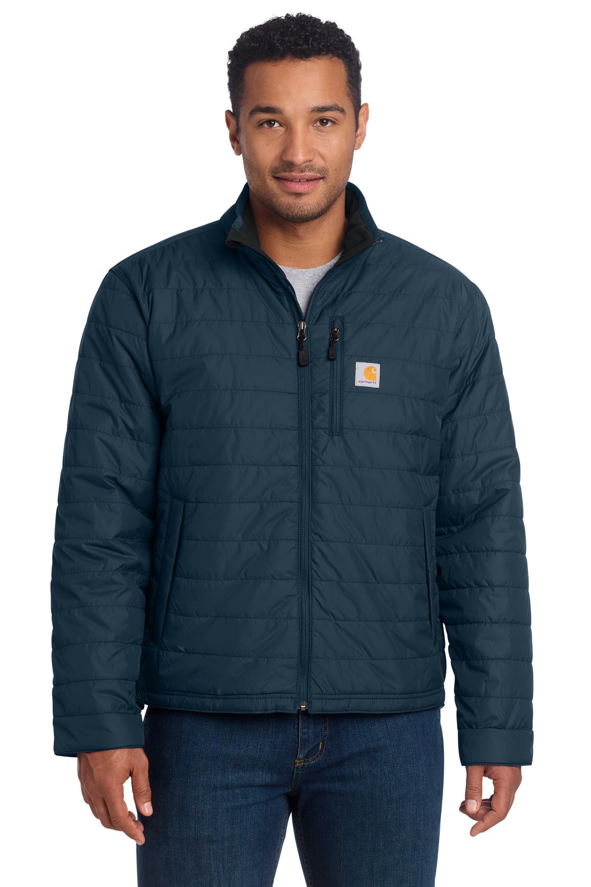 Custom Navy Gilliam Jacket CT102208, personalized by SanCanDo Swag in Argyle, TX