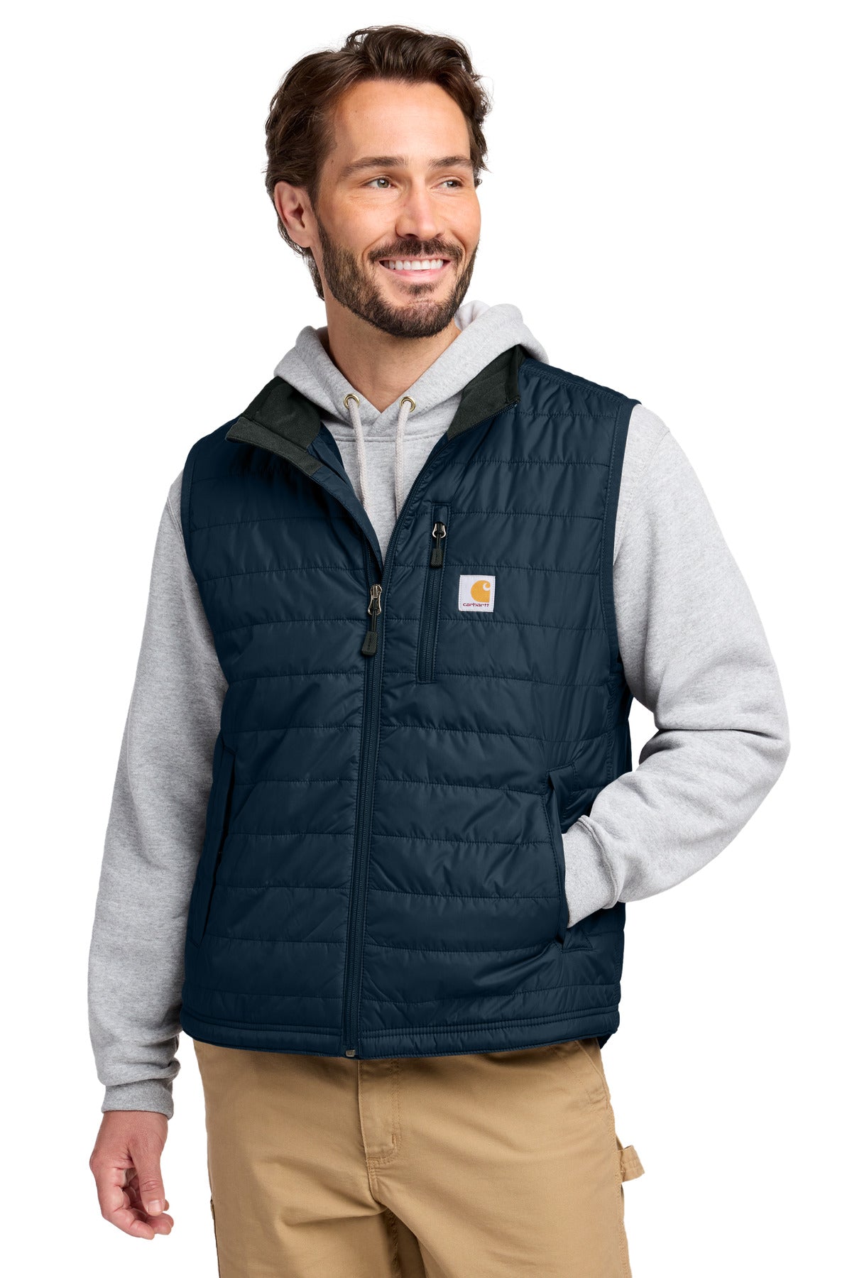 Custom Navy Gilliam Vest CT102286, personalized by SanCanDo Swag in Argyle, TX