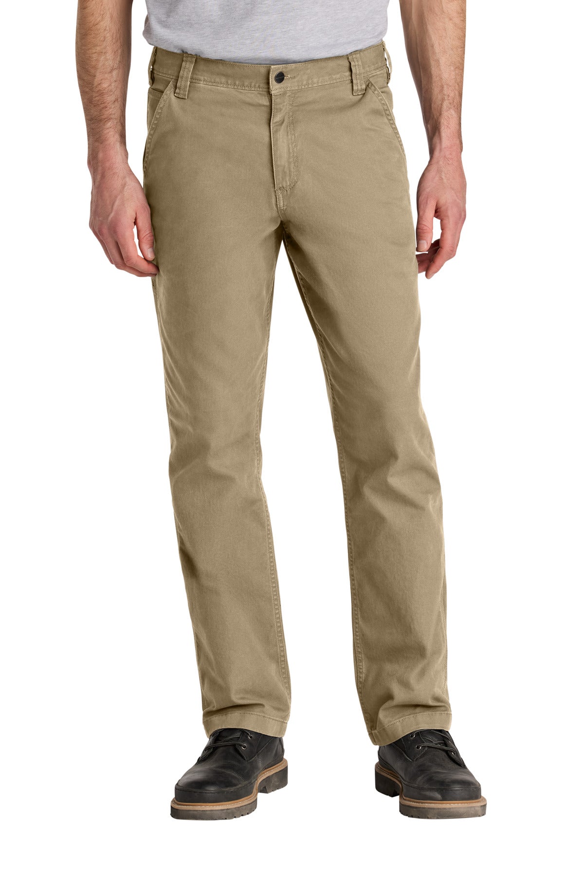 Custom Dark Khaki Rugged Flex Rigby Pant CT102291, personalized by SanCanDo Swag in Argyle, TX