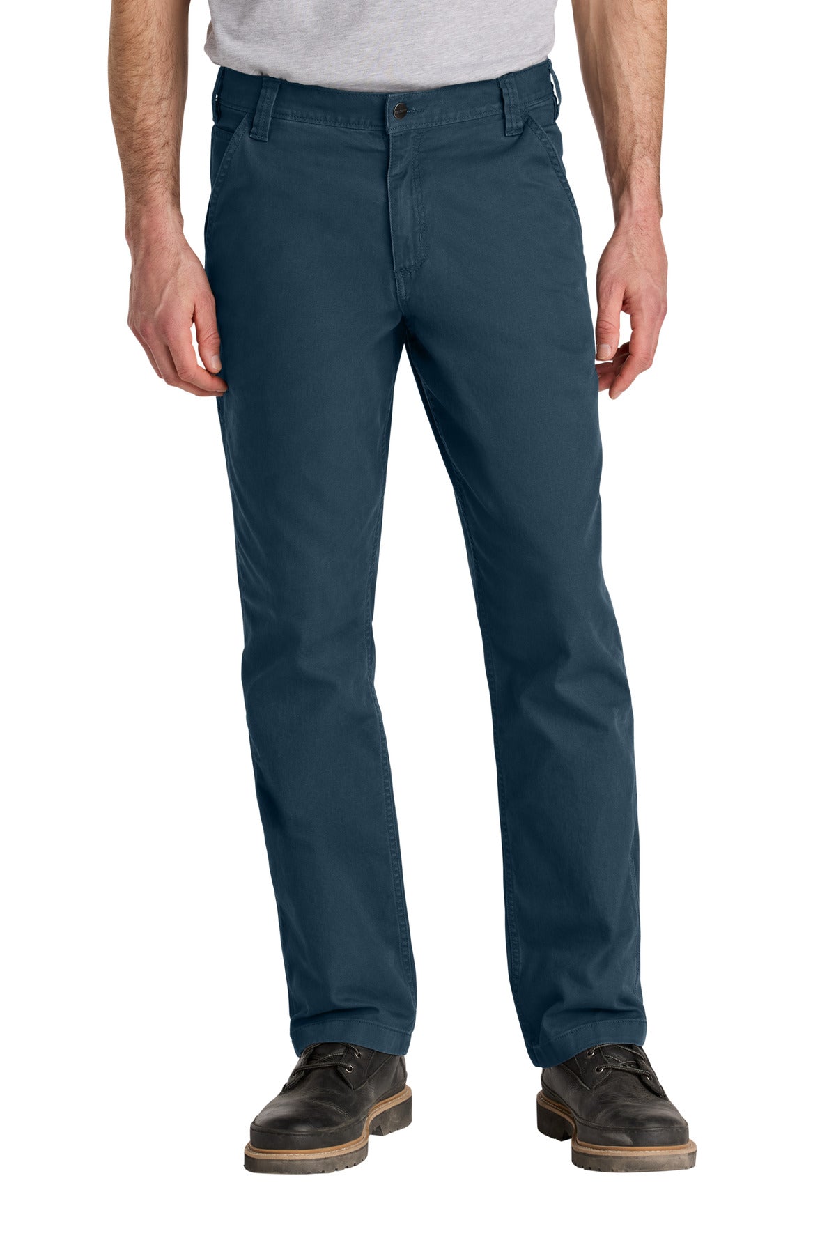 Custom Navy Rugged Flex Rigby Pant CT102291, personalized by SanCanDo Swag in Argyle, TX