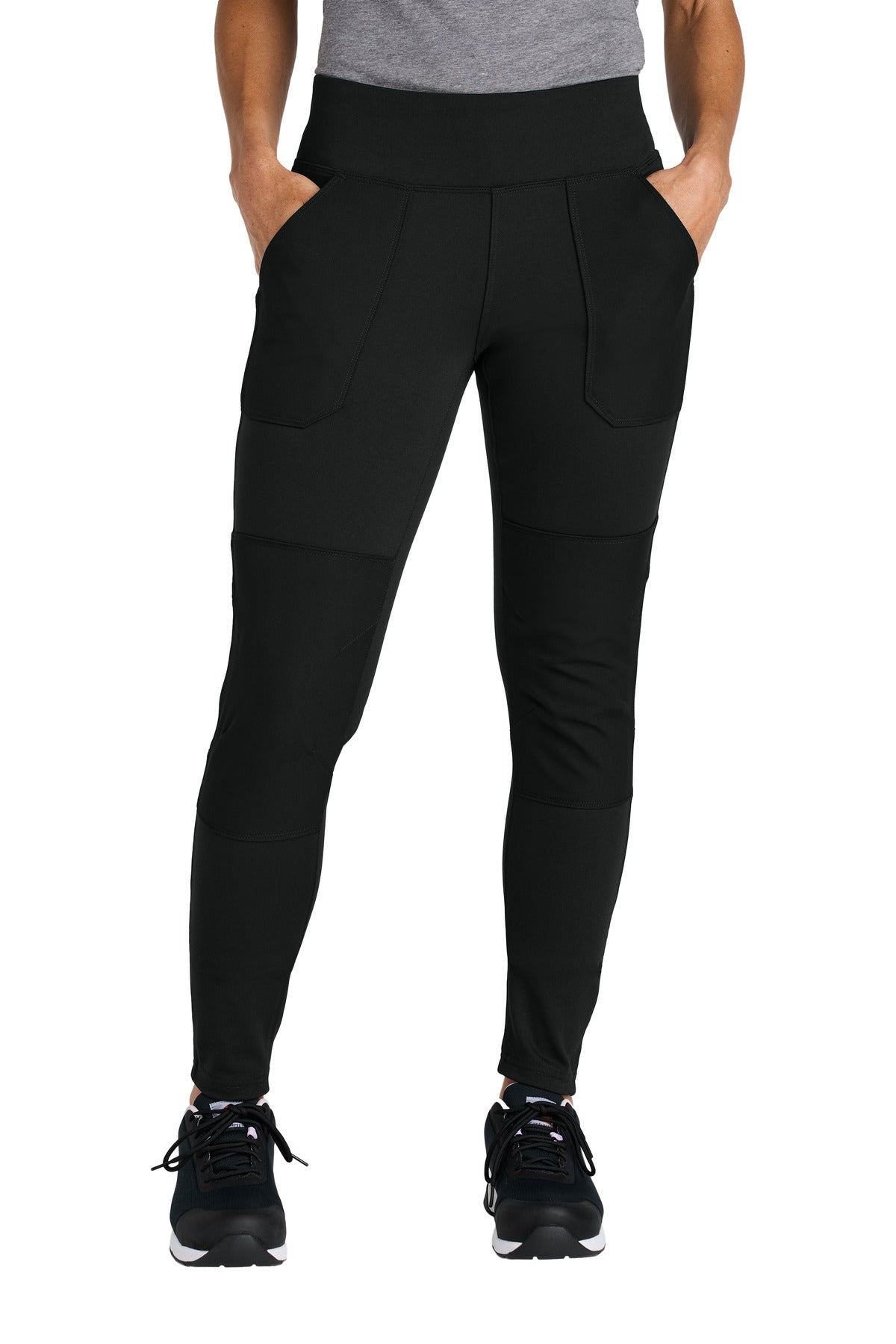 Custom Black Force Women's Midweight Utility Legging CT102482, personalized by SanCanDo Swag in Argyle, TX