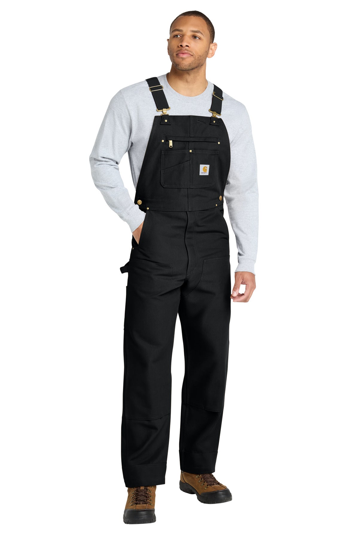 Custom Black Duck Unlined Bib Overalls CT102776, personalized by SanCanDo Swag in Argyle, TX