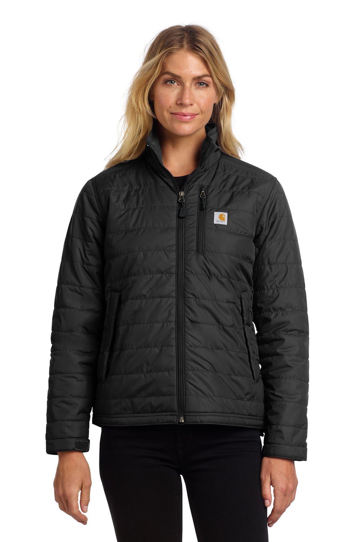 Custom Black Women's Gilliam Jacket CT104314, personalized by SanCanDo Swag in Argyle, TX