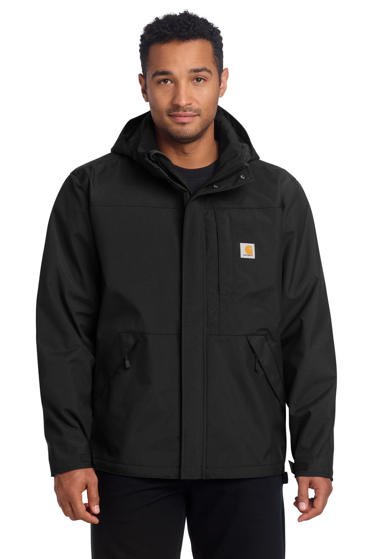 Custom Black Storm Defender Shoreline Jacket CT104670, personalized by SanCanDo Swag in Argyle, TX