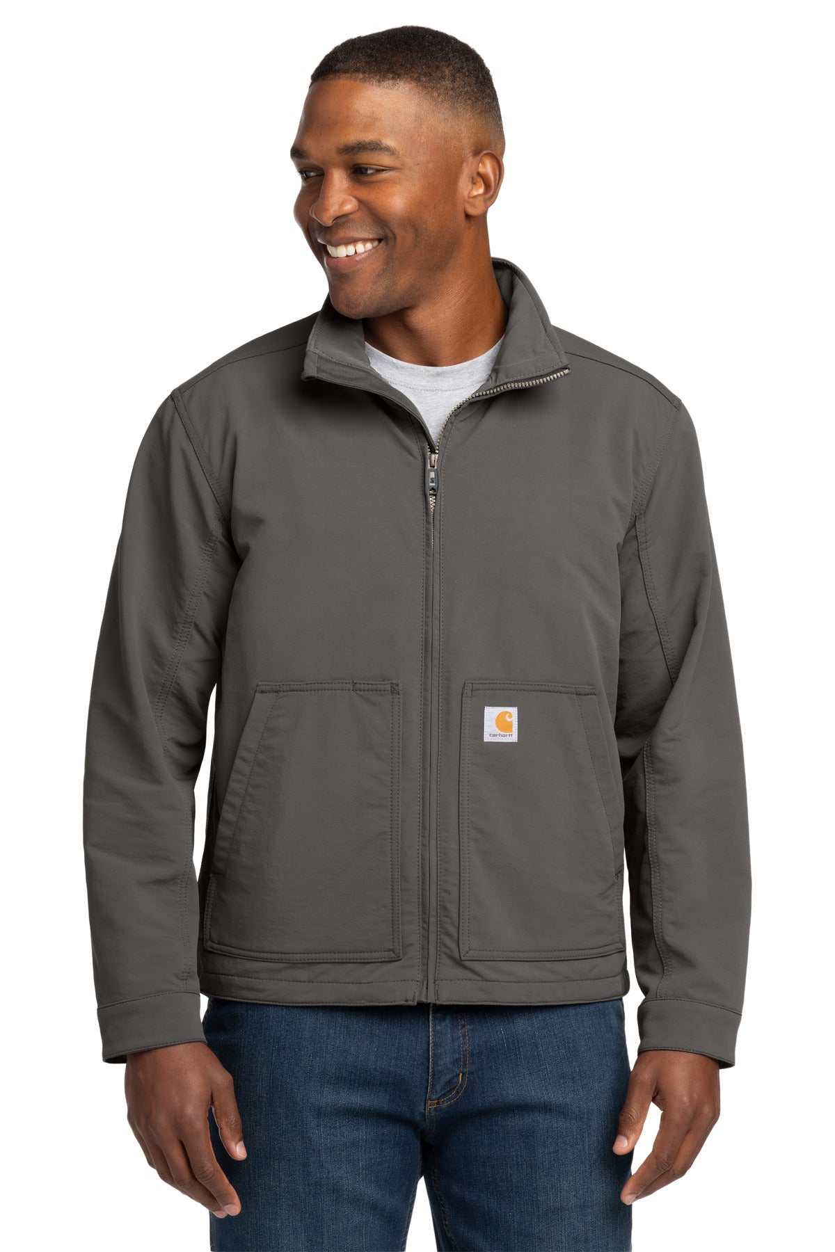 Custom Gravel Super Dux Soft Shell Jacket CT105534, personalized by SanCanDo Swag in Argyle, TX