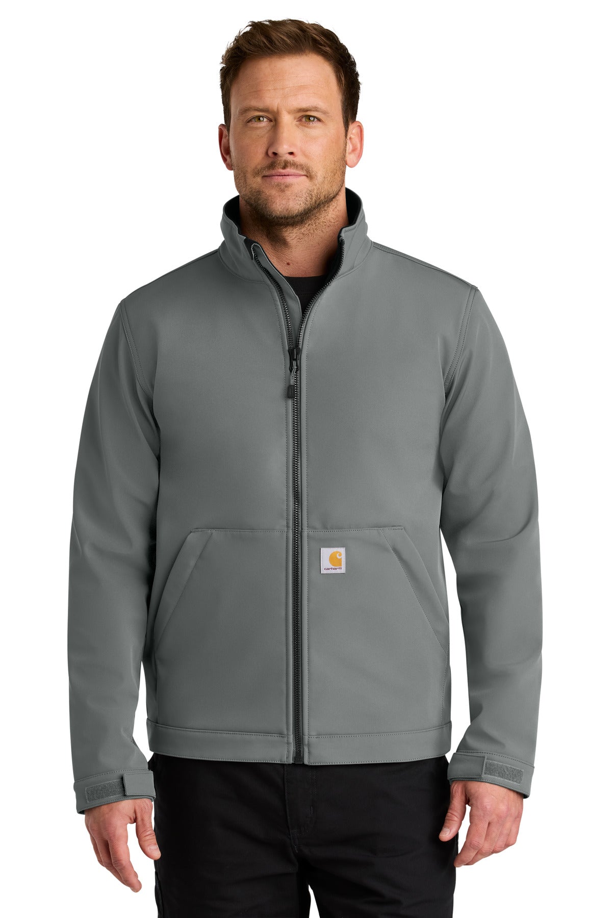 Custom Steel Rain Defender Soft Shell Jacket CT106438, personalized by SanCanDo Swag in Argyle, TX