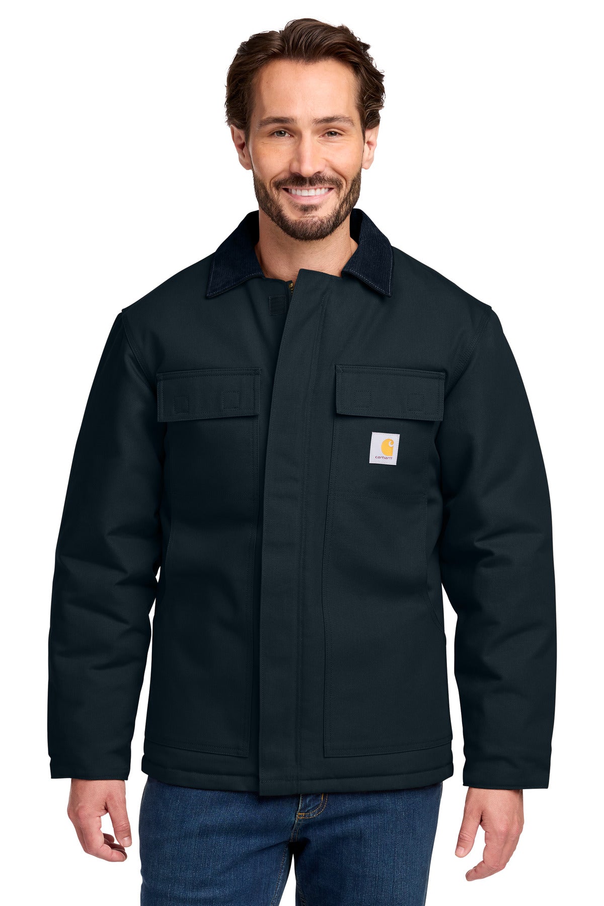 Custom Dark Navy Duck Traditional Coat CT106674, personalized by SanCanDo Swag in Argyle, TX