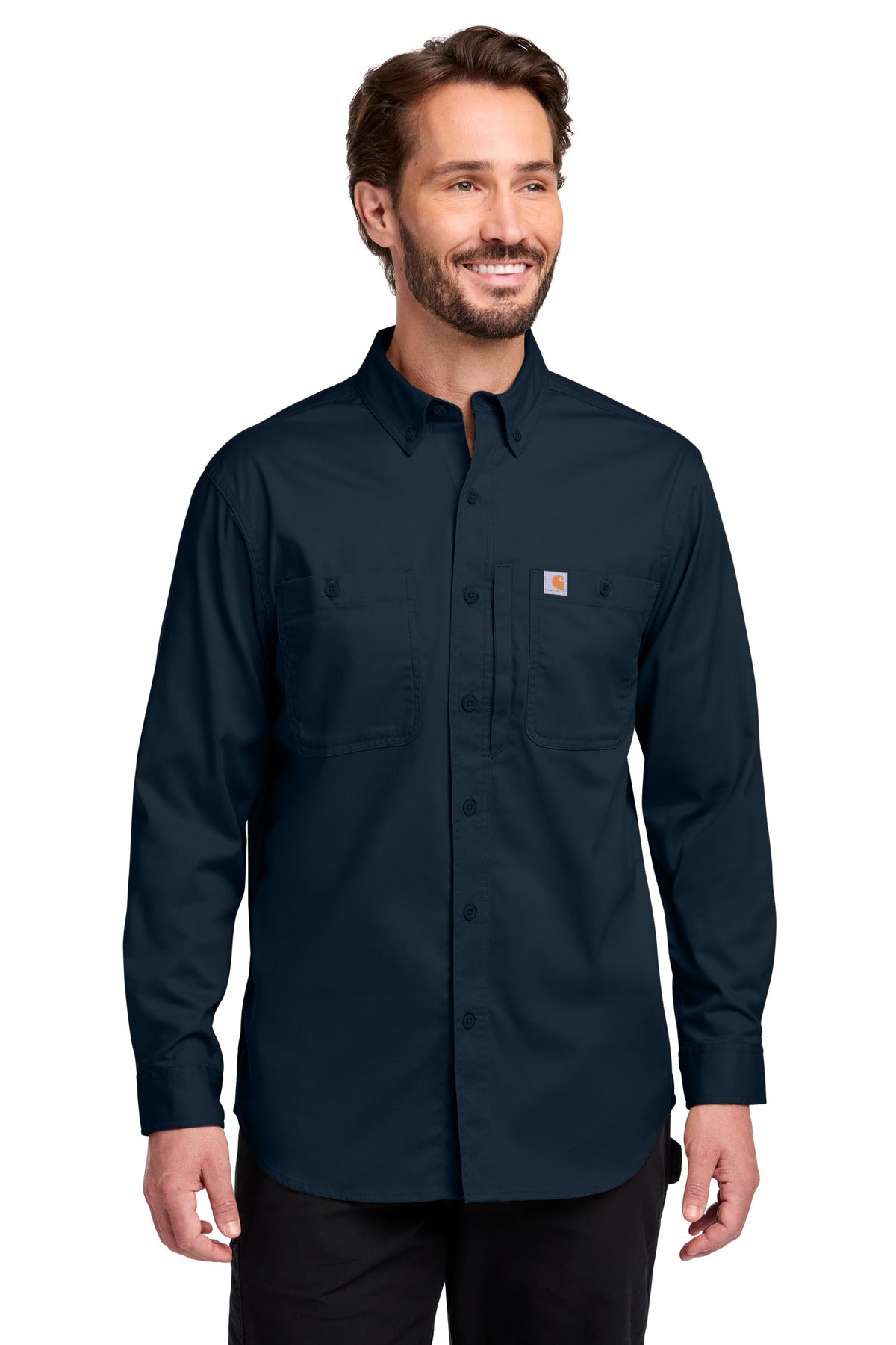 Custom Navy Series Long Sleeve Shirt CT106689, personalized by SanCanDo Swag in Argyle, TX
