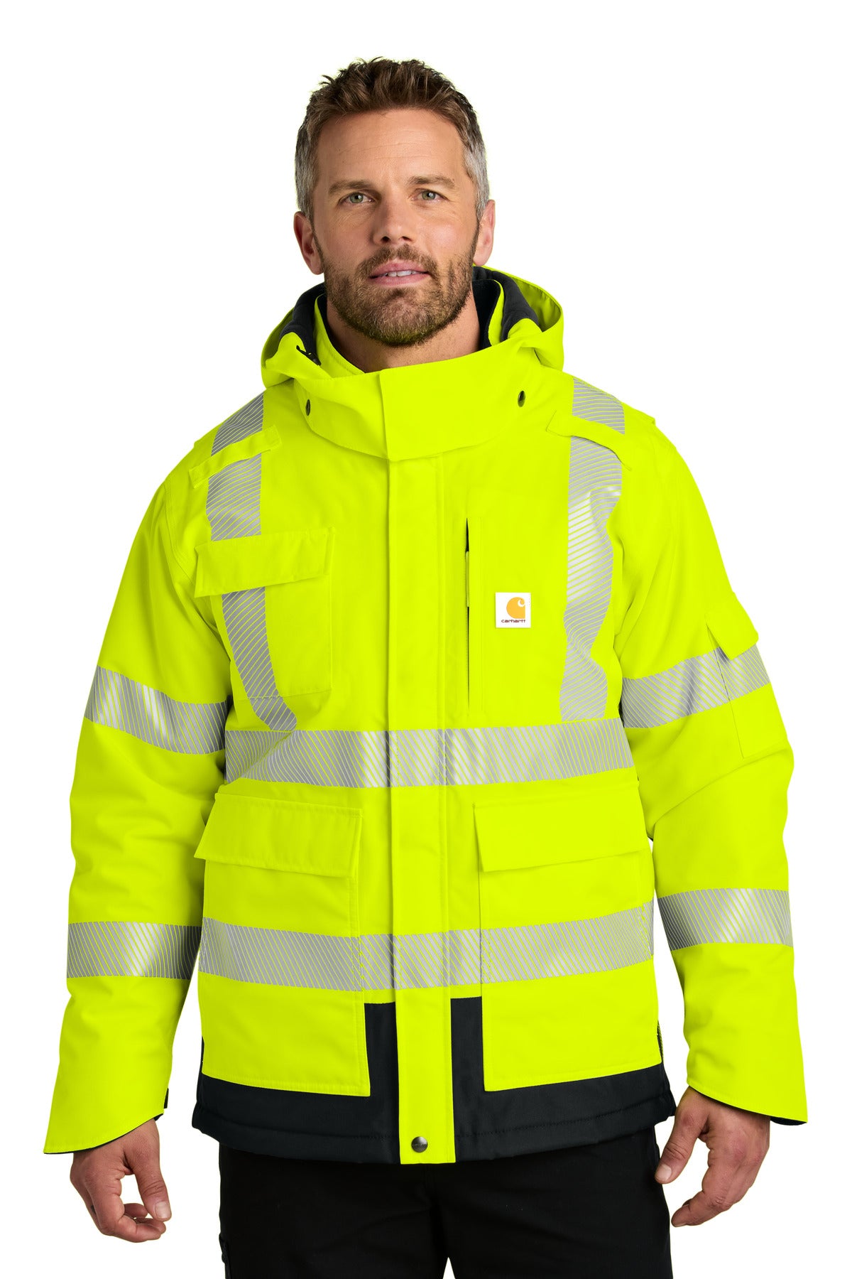 Custom Brite Lime 3 Waterproof Insulated Jacket CT106694, personalized by SanCanDo Swag in Argyle, TX