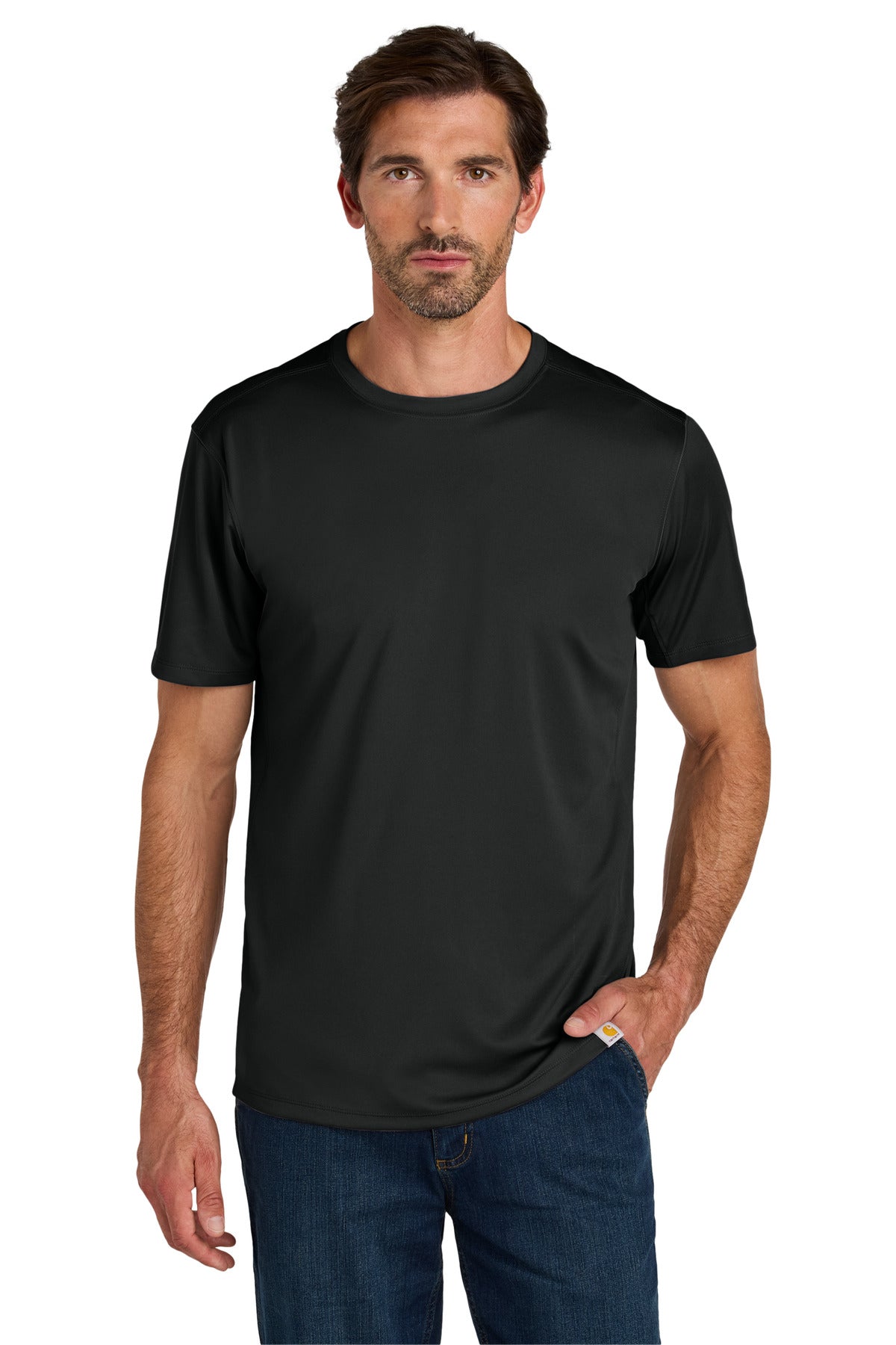 Custom Black Force Sun Defender Short Sleeve Tee CT106868, personalized by SanCanDo Swag in Argyle, TX