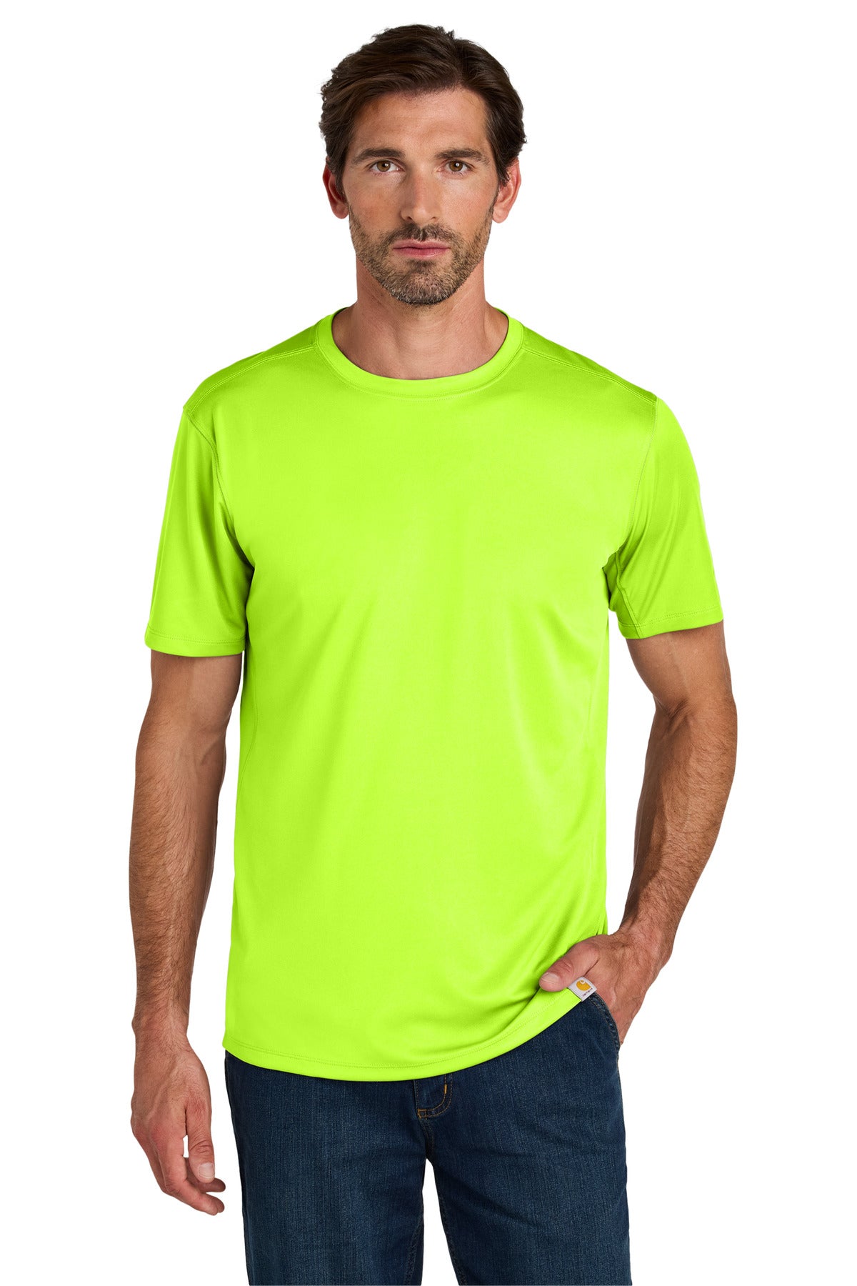 Custom Brite Lime Force Sun Defender Short Sleeve Tee CT106868, personalized by SanCanDo Swag in Argyle, TX