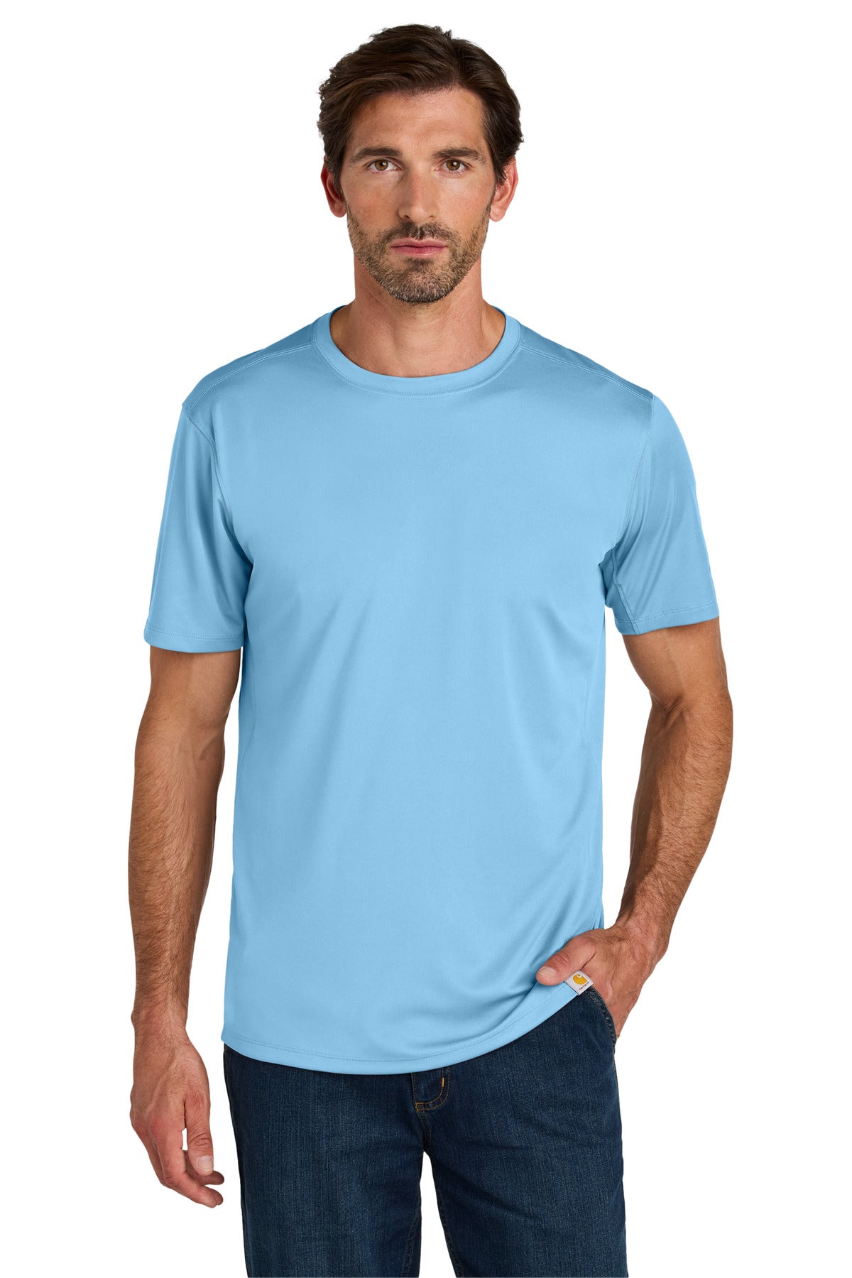 Custom Fresh Water Blue Force Sun Defender Short Sleeve Tee CT106868, personalized by SanCanDo Swag in Argyle, TX