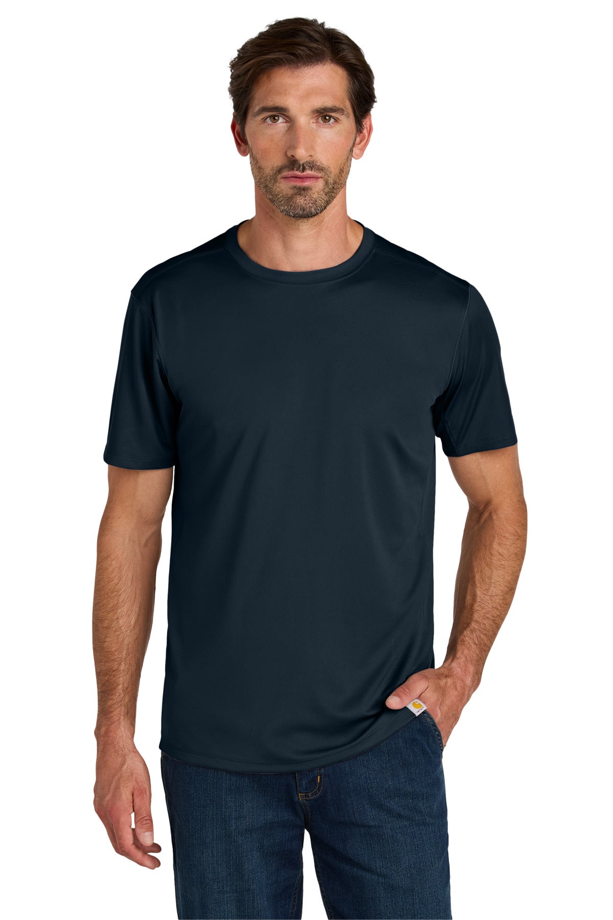 Custom Navy Force Sun Defender Short Sleeve Tee CT106868, personalized by SanCanDo Swag in Argyle, TX