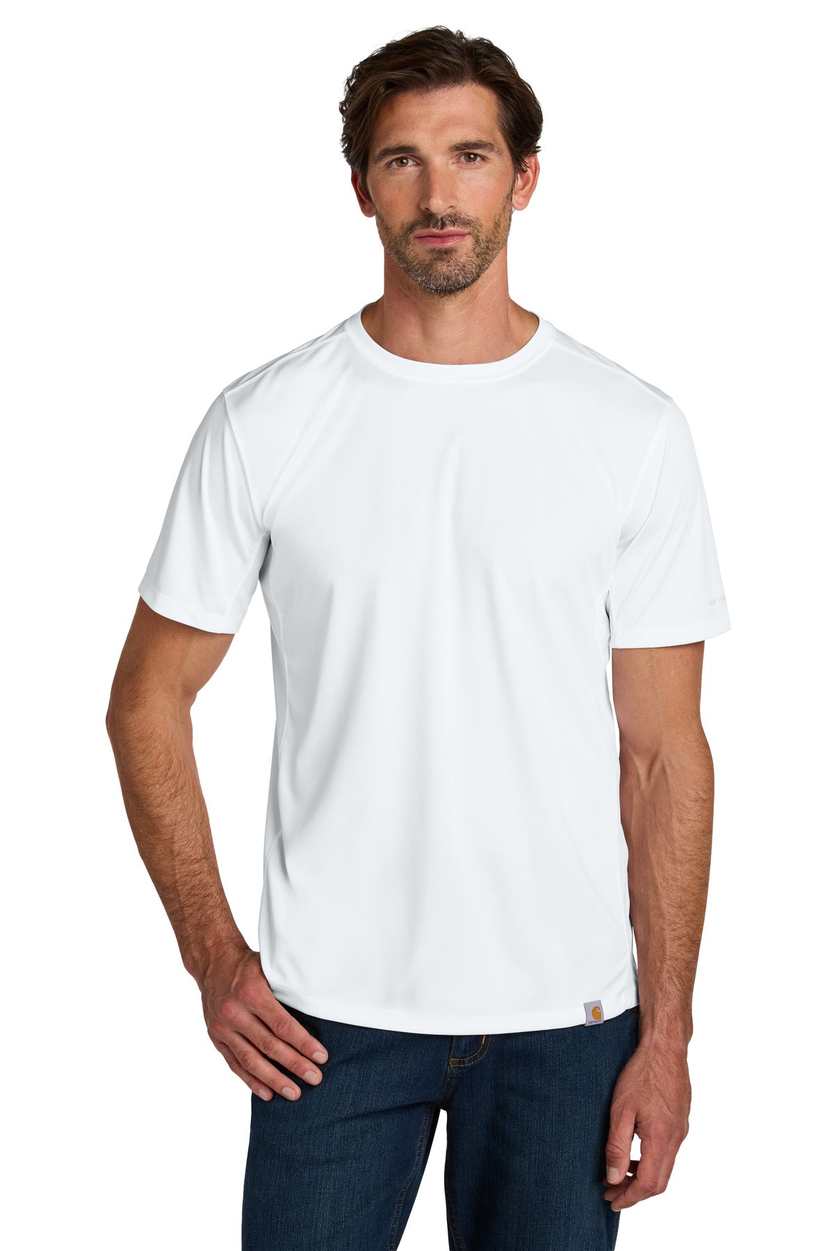 Custom White Force Sun Defender Short Sleeve Tee CT106868, personalized by SanCanDo Swag in Argyle, TX