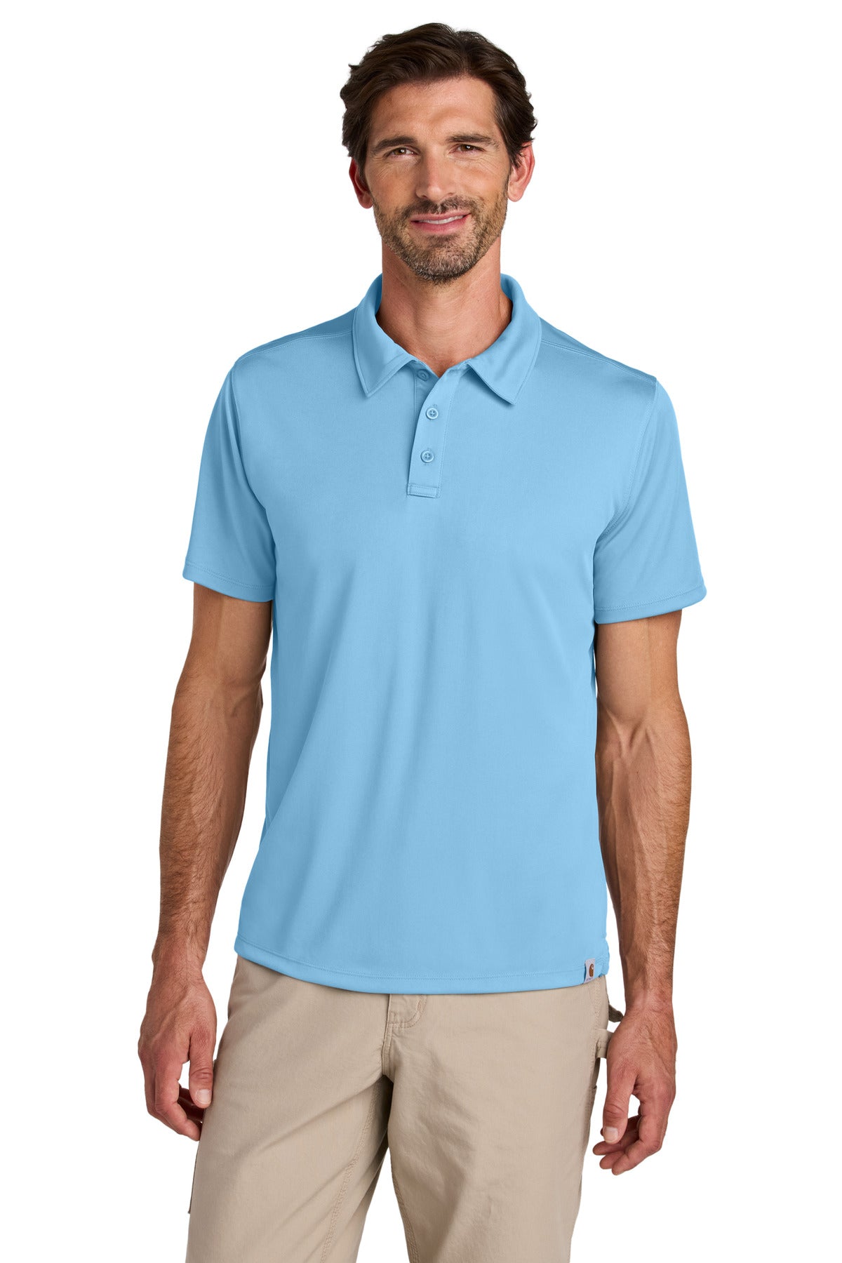 Custom Fresh Water Blue Force Sun Defender Polo CT106899, personalized by SanCanDo Swag in Argyle, TX