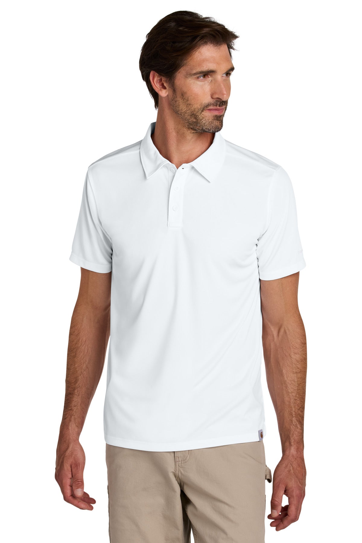 Custom White Force Sun Defender Polo CT106899, personalized by SanCanDo Swag in Argyle, TX