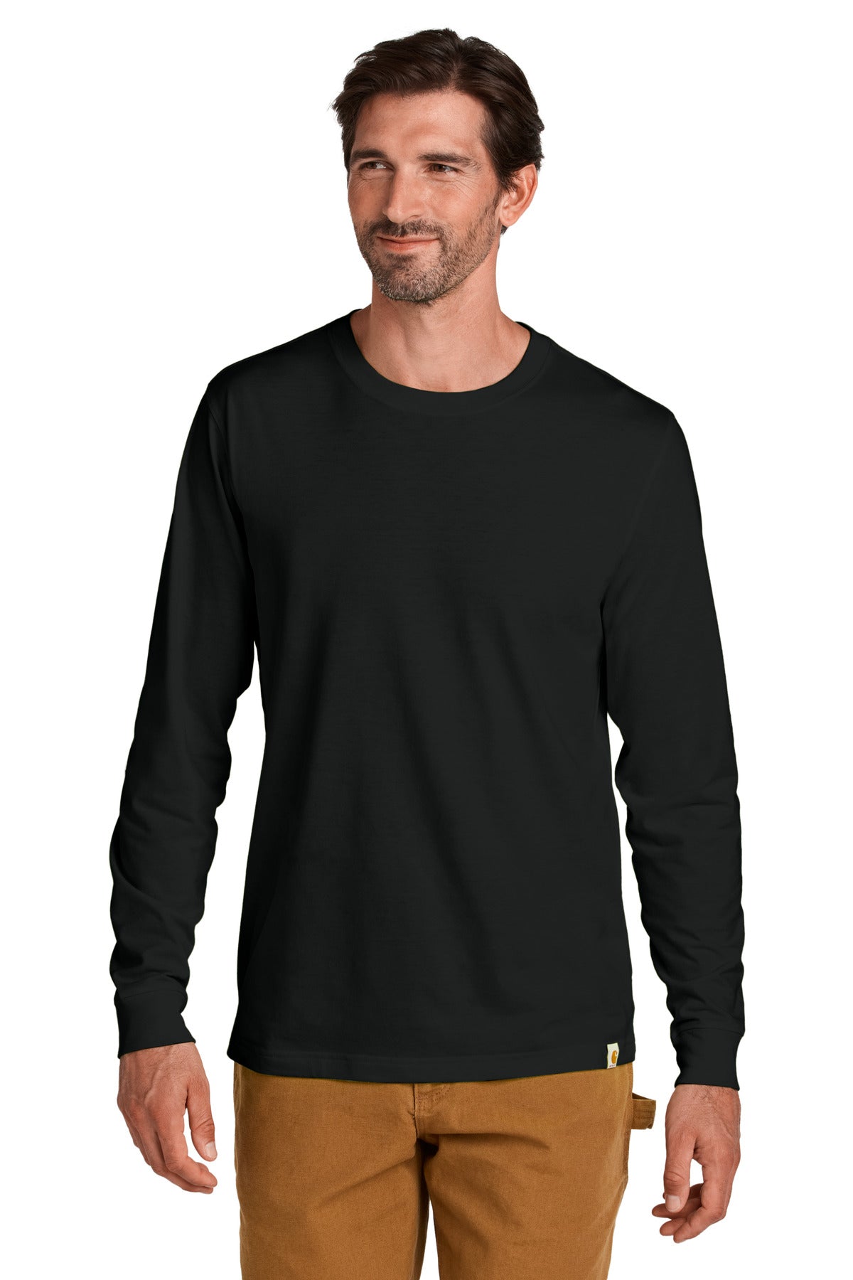 Custom Black Long Sleeve Tee CT106921, personalized by SanCanDo Swag in Argyle, TX