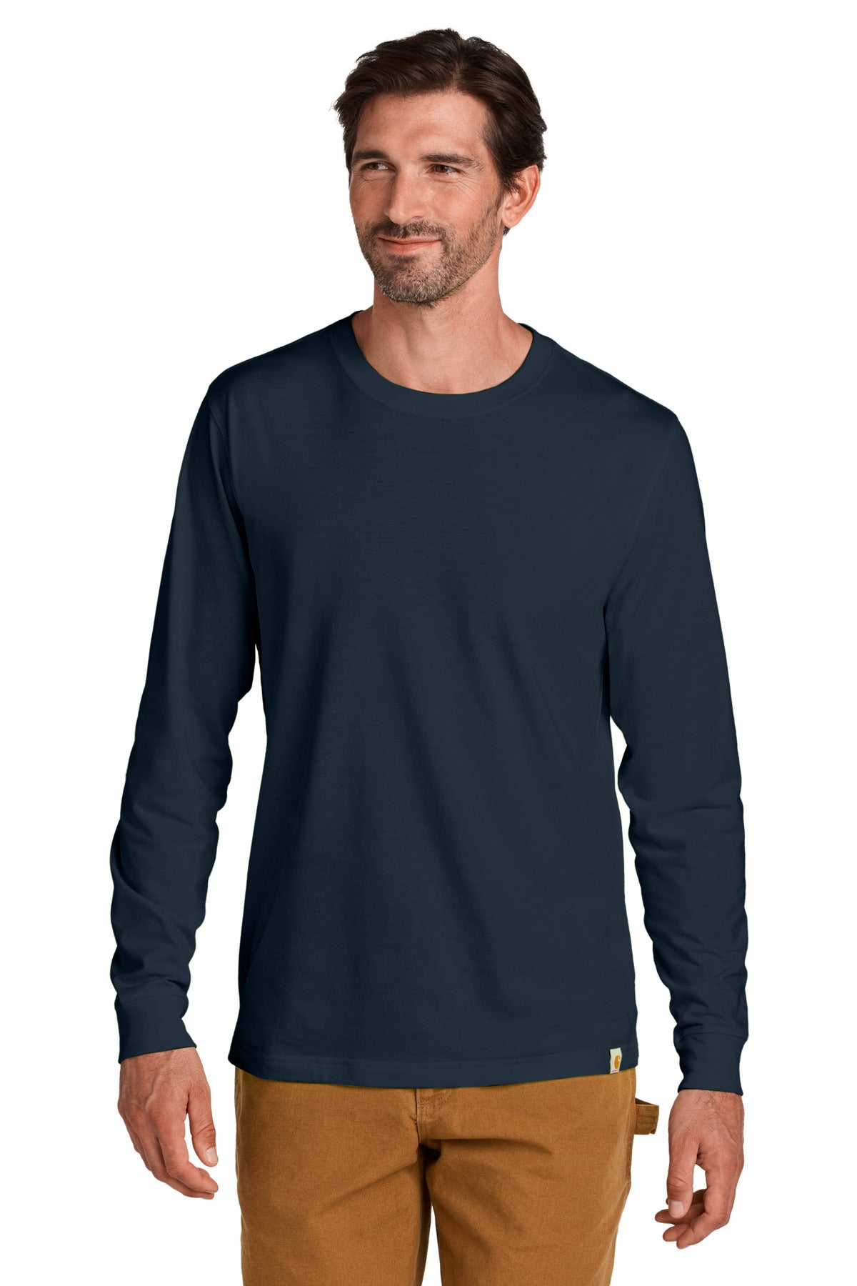 Custom Navy Long Sleeve Tee CT106921, personalized by SanCanDo Swag in Argyle, TX