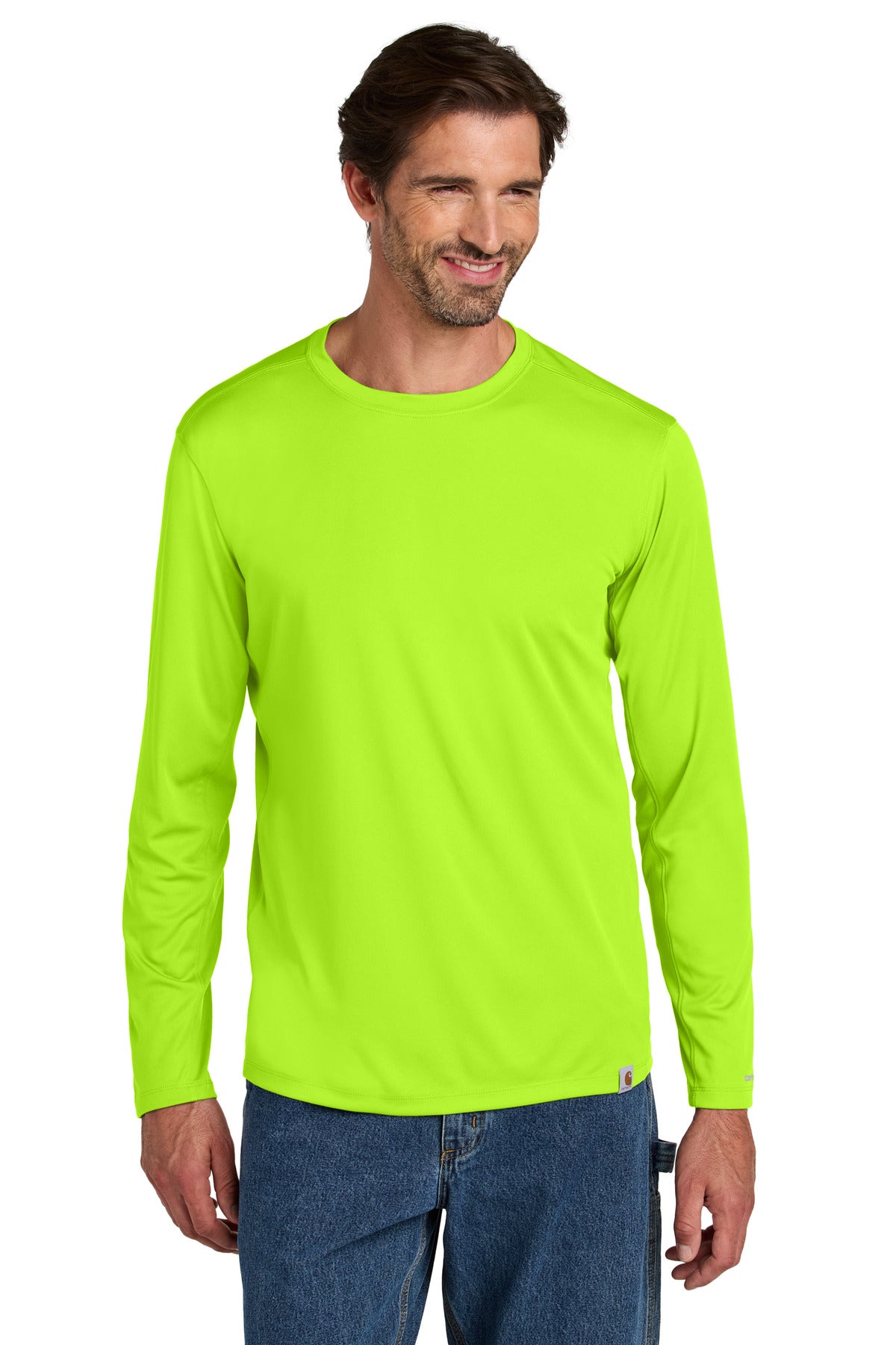 Custom Brite Lime Force Sun Defender Long Sleeve Tee CT106972, personalized by SanCanDo Swag in Argyle, TX