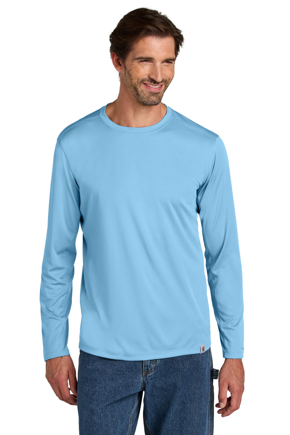 Custom Fresh Water Blue Force Sun Defender Long Sleeve Tee CT106972, personalized by SanCanDo Swag in Argyle, TX