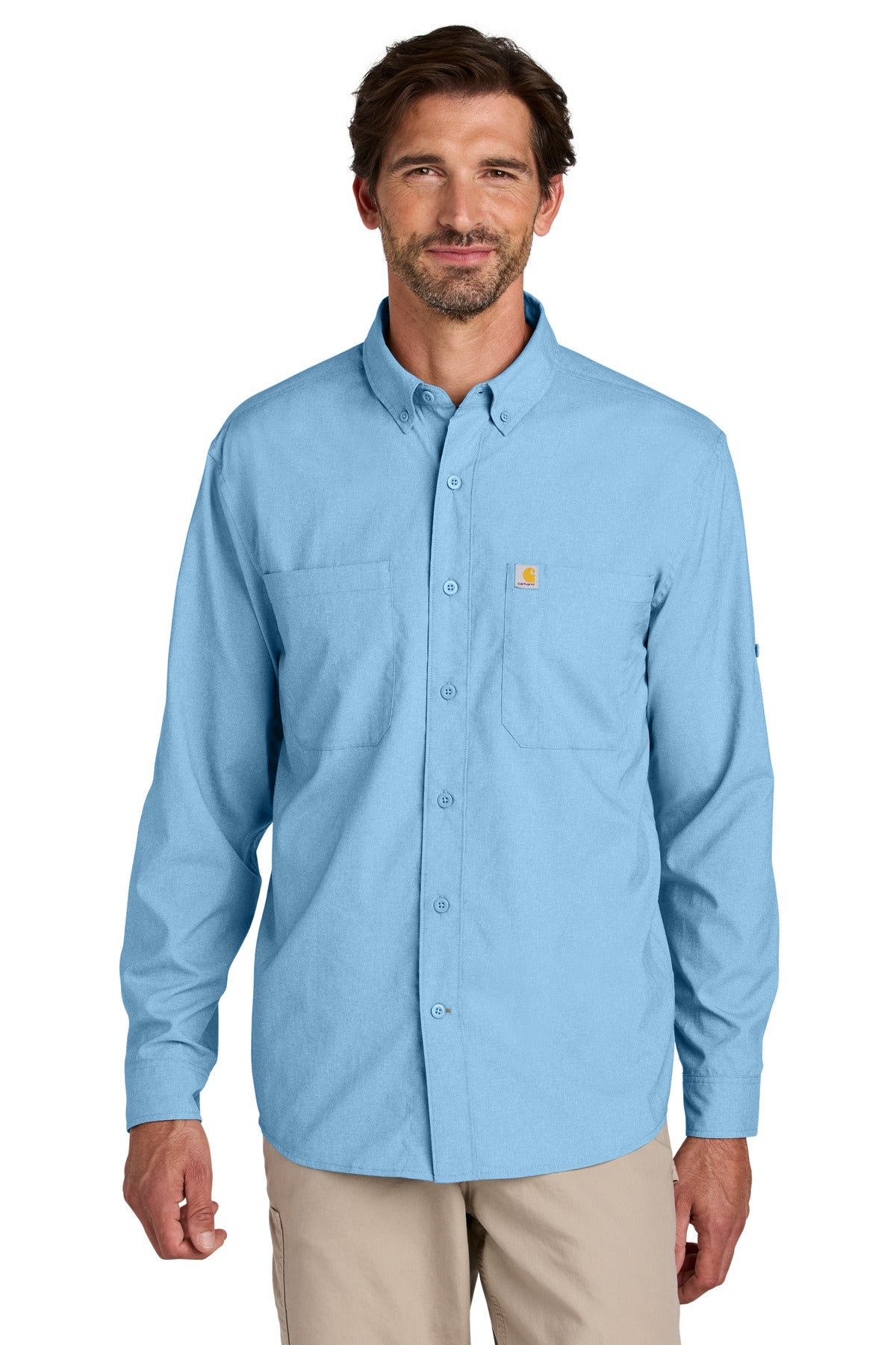 Custom Fresh Water Blue Force Sun Defender Long Sleeve Shirt CT107106, personalized by SanCanDo Swag in Argyle, TX