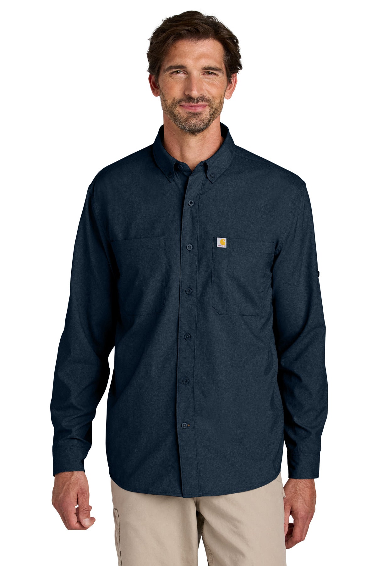 Custom Navy Force Sun Defender Long Sleeve Shirt CT107106, personalized by SanCanDo Swag in Argyle, TX