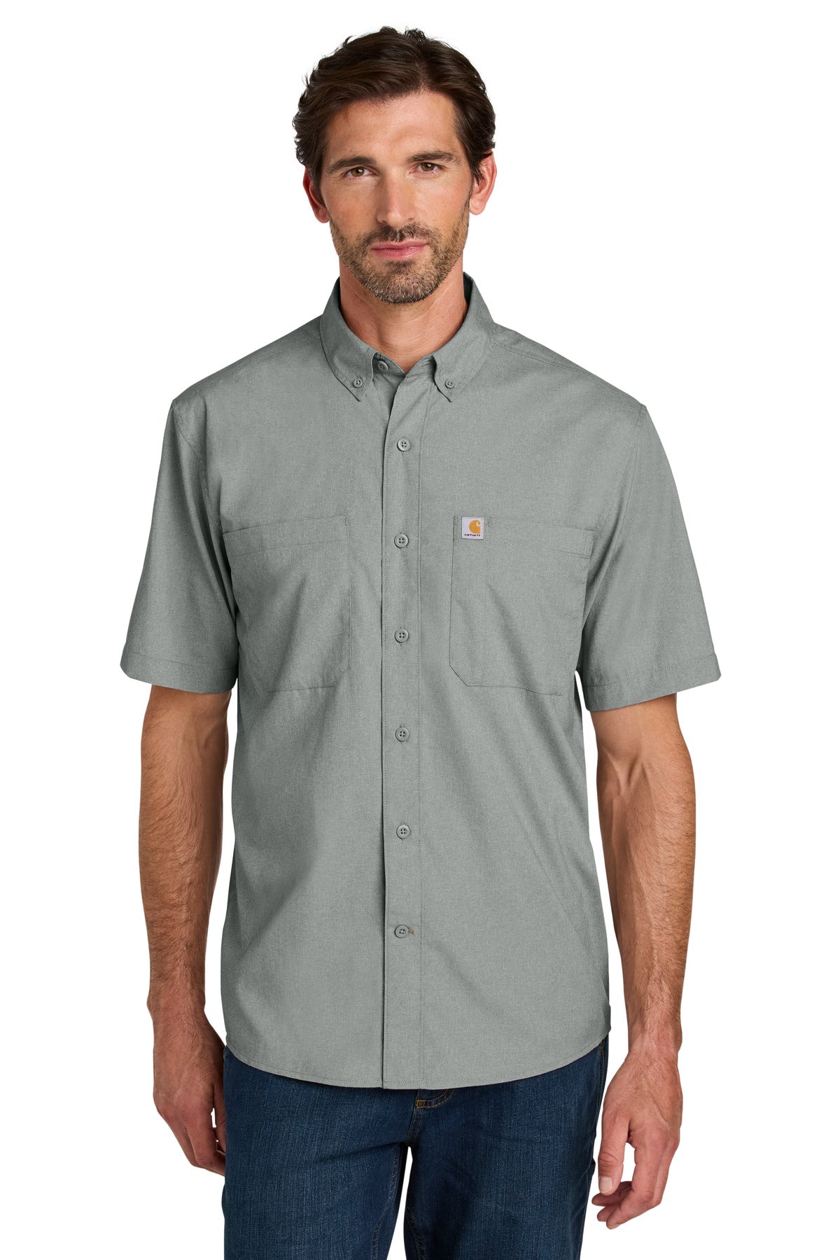 Custom Steel Force Sun Defender Short Sleeve Shirt CT107107, personalized by SanCanDo Swag in Argyle, TX