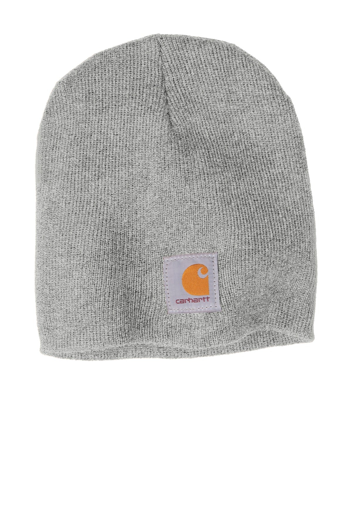 Custom Heather Grey Acrylic Knit Hat CTA205, personalized by SanCanDo Swag in Argyle, TX
