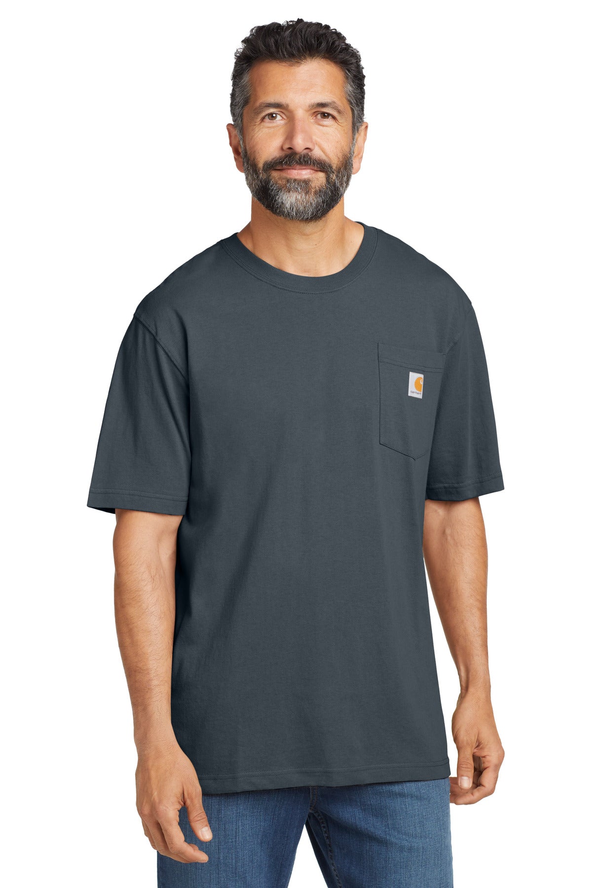 Custom Bluestone Workwear Pocket Short Sleeve Tee CTK87, personalized by SanCanDo Swag in Argyle, TX