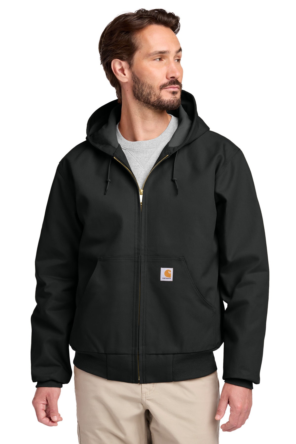 Custom Black Tall Thermal-Lined Duck Active Jac CTT106678, personalized by SanCanDo Swag in Argyle, TX