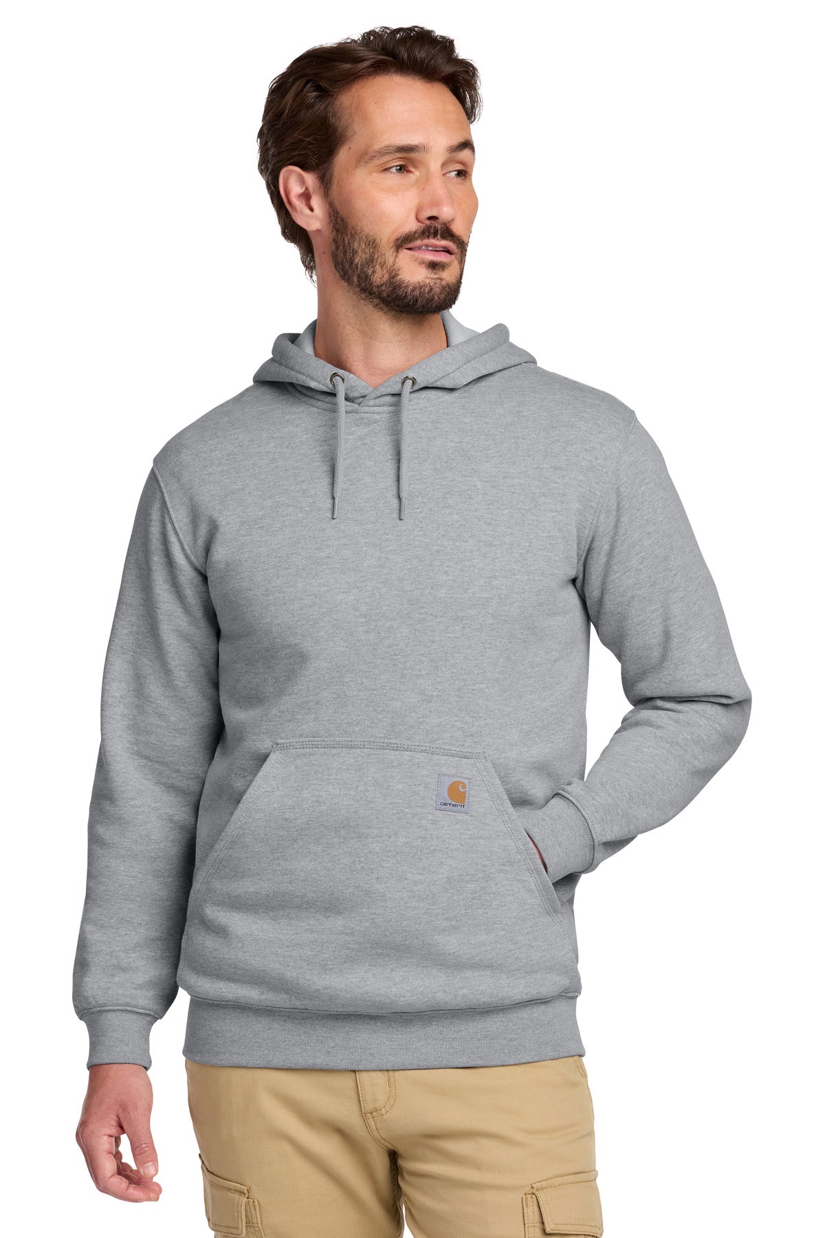 Custom Heather Grey Tall Midweight Hoodie CTTK121, personalized by SanCanDo Swag in Argyle, TX