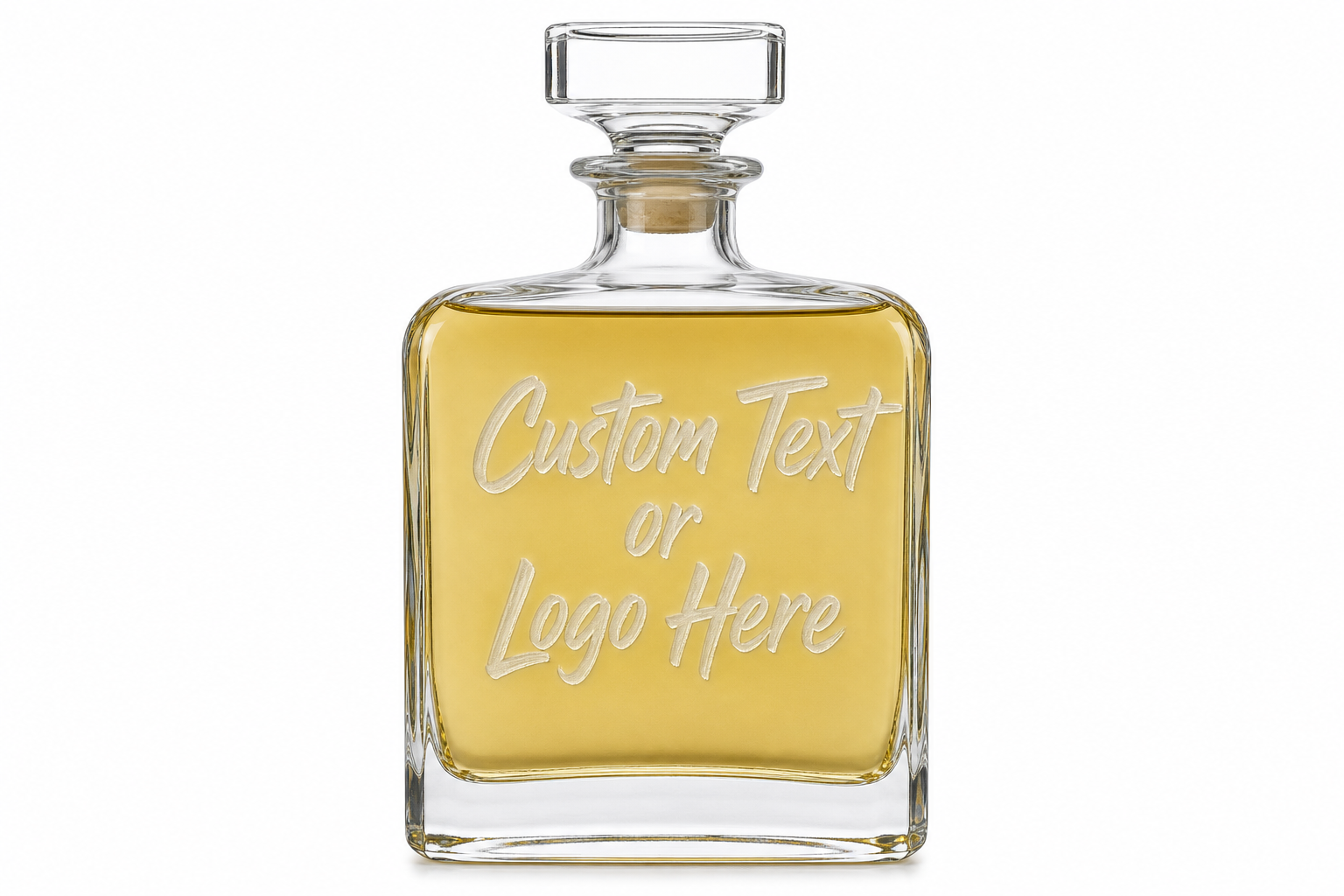 Add Custom Text or Logo Here | sandblast frost placeholder