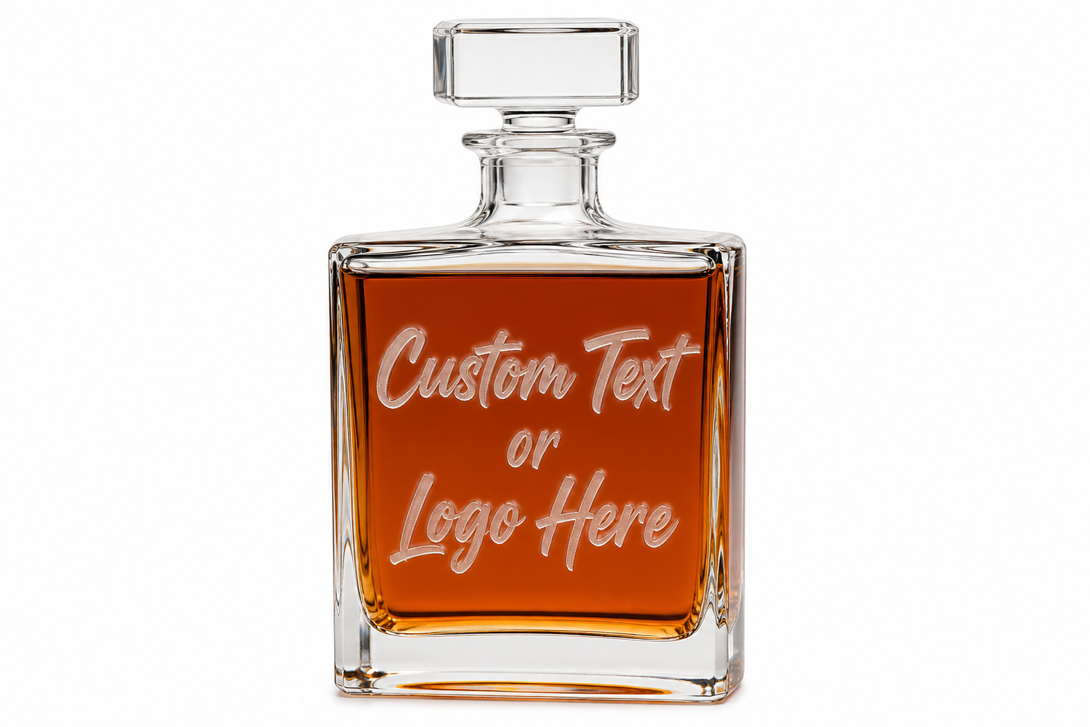 Add Custom Text or Logo Here | sandblast frost placeholder