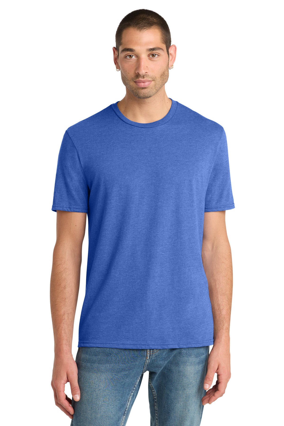 Custom Royal Frost Perfect Blend CVC Tee DM108, personalized by SanCanDo Swag in Argyle, TX
