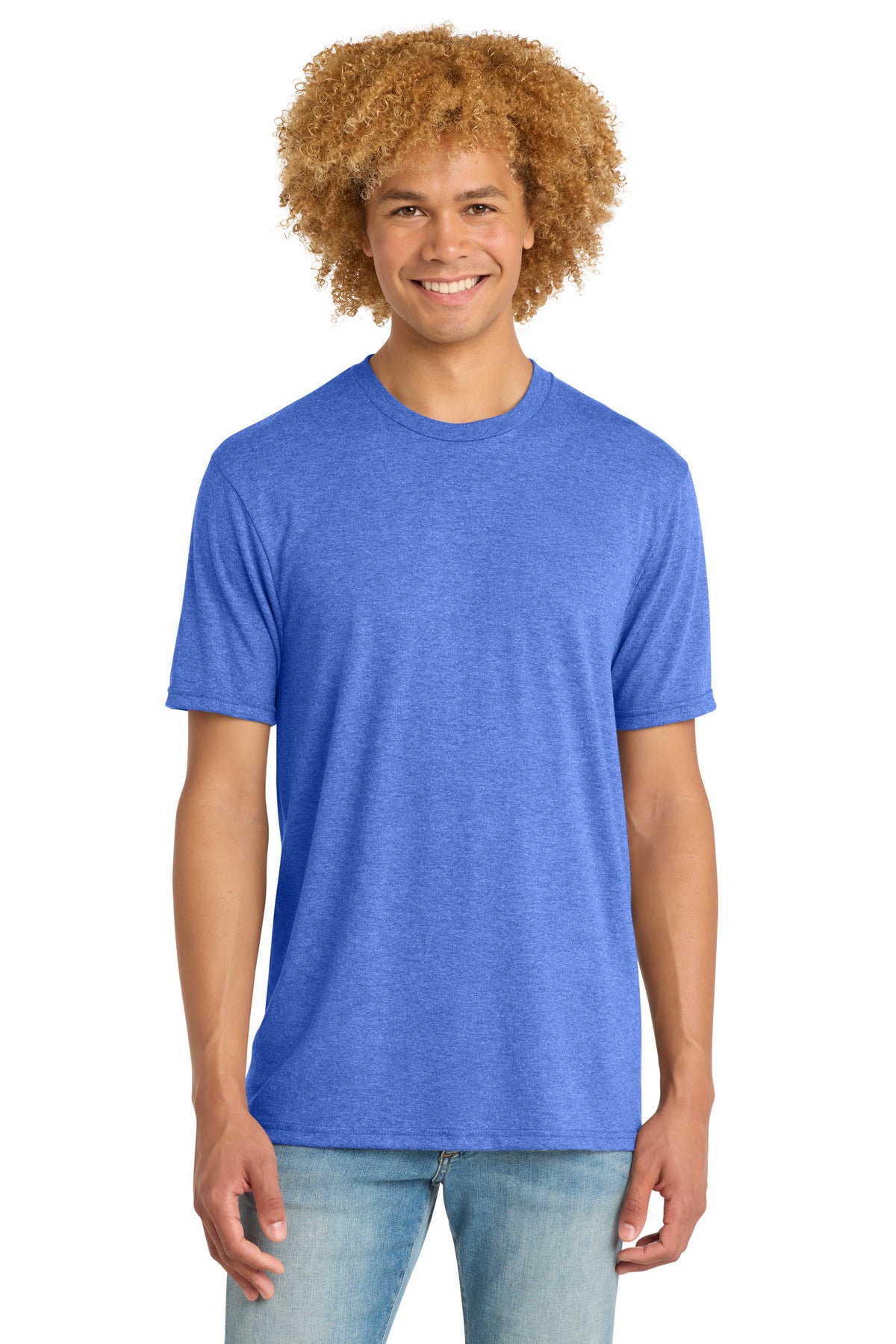 Custom Royal Frost Perfect Tri DTG Tee DM130DTG, personalized by SanCanDo Swag in Argyle, TX