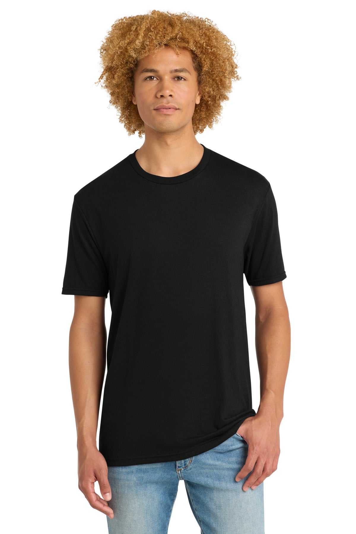 Custom Black Perfect Tri DTG Tee DM130DTG, personalized by SanCanDo Swag in Argyle, TX