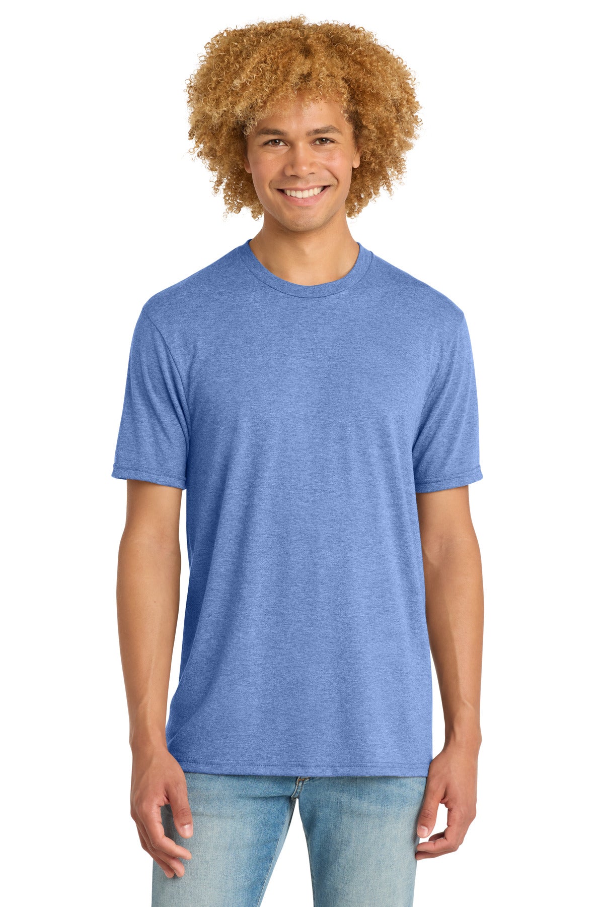 Custom Maritime Frost Perfect Tri DTG Tee DM130DTG, personalized by SanCanDo Swag in Argyle, TX