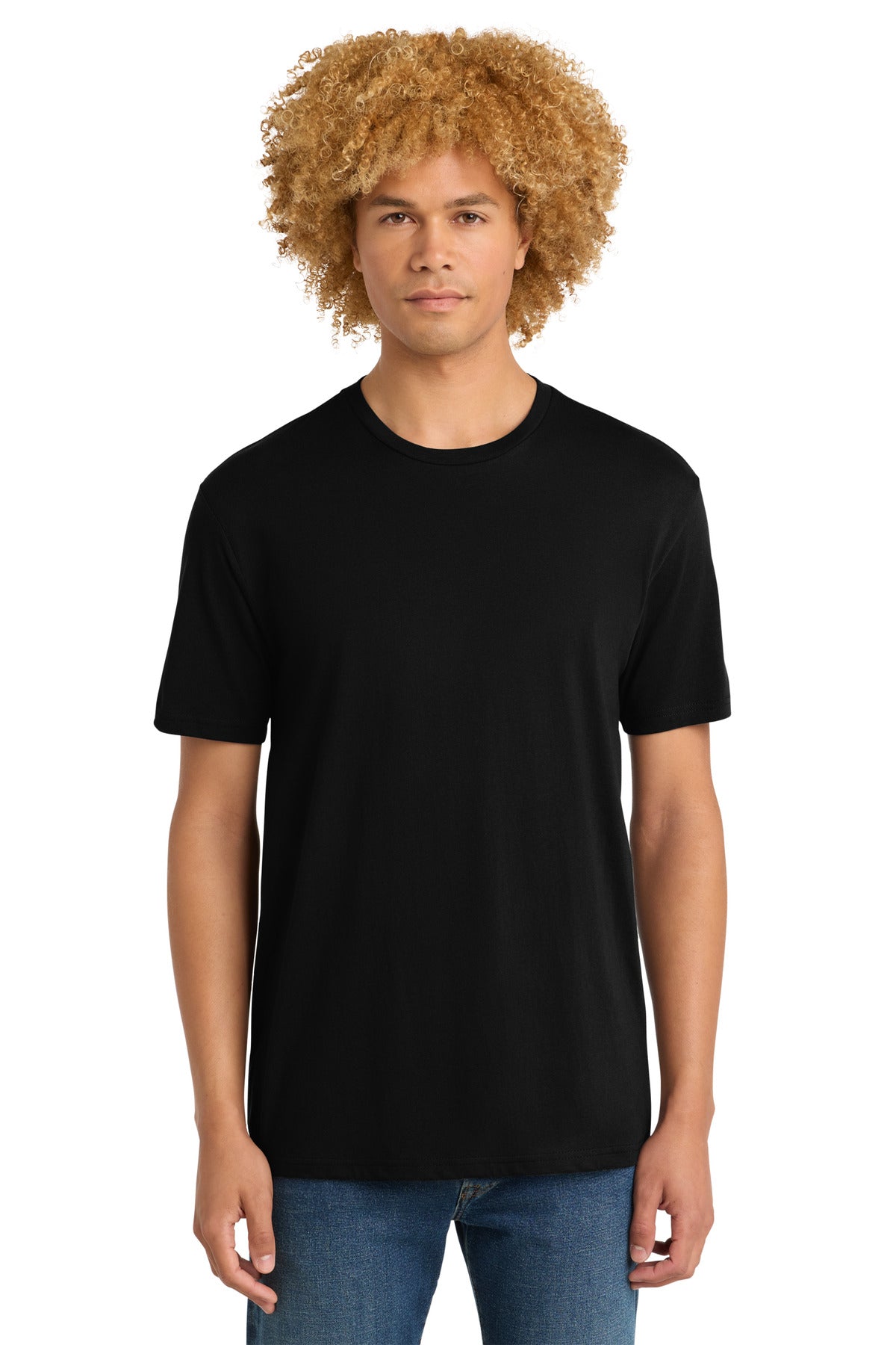 Custom Jet Black Perfect Weight Tee DT104, personalized by SanCanDo Swag in Argyle, TX