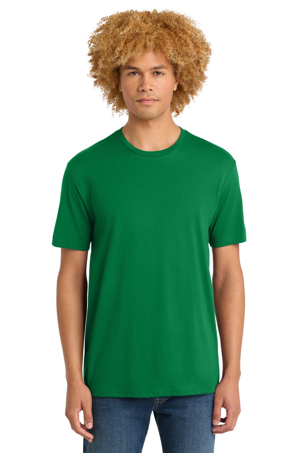 Custom Meadow Green Perfect Weight Tee DT104, personalized by SanCanDo Swag in Argyle, TX