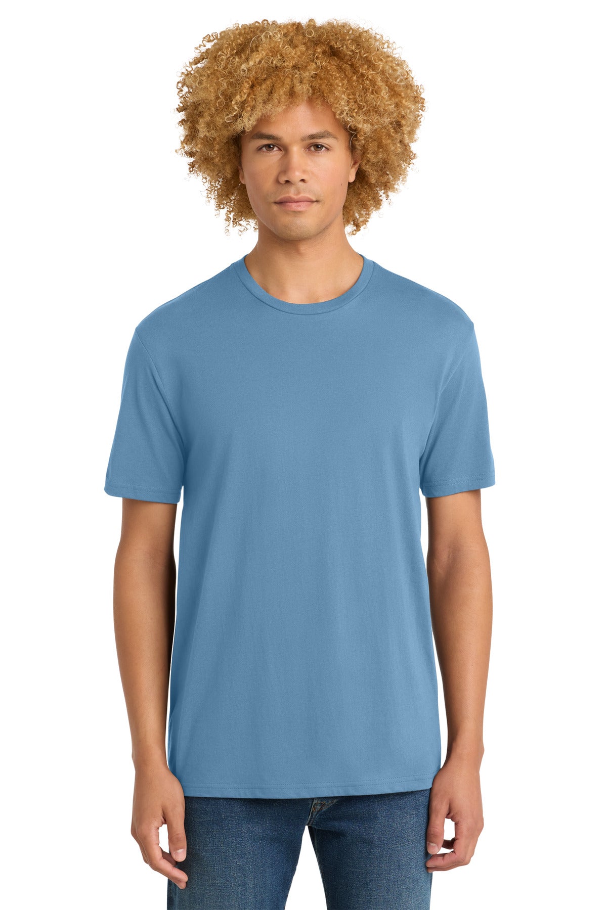 Custom Tundra Blue Perfect Weight Tee DT104, personalized by SanCanDo Swag in Argyle, TX