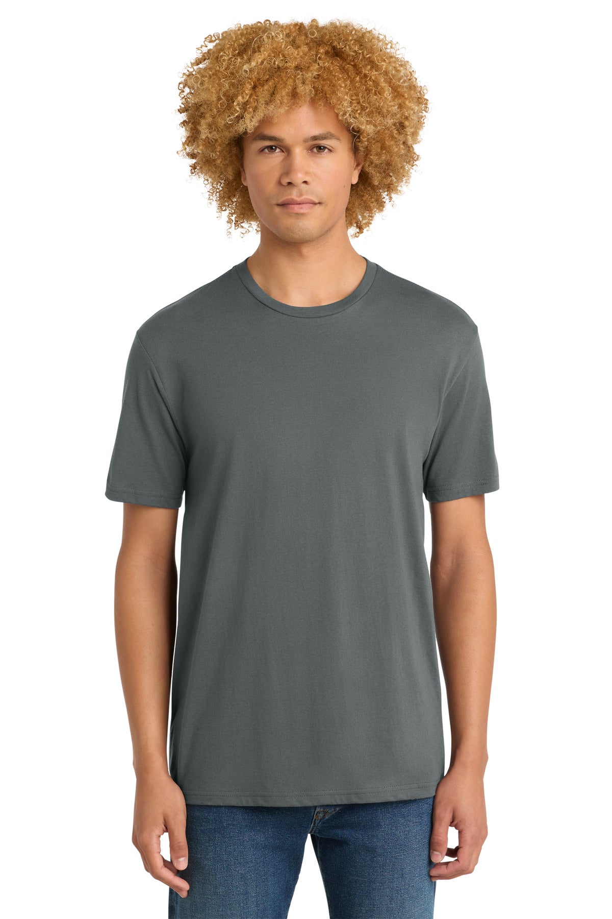 Custom Metal Grey Perfect Weight Tee DT104, personalized by SanCanDo Swag in Argyle, TX