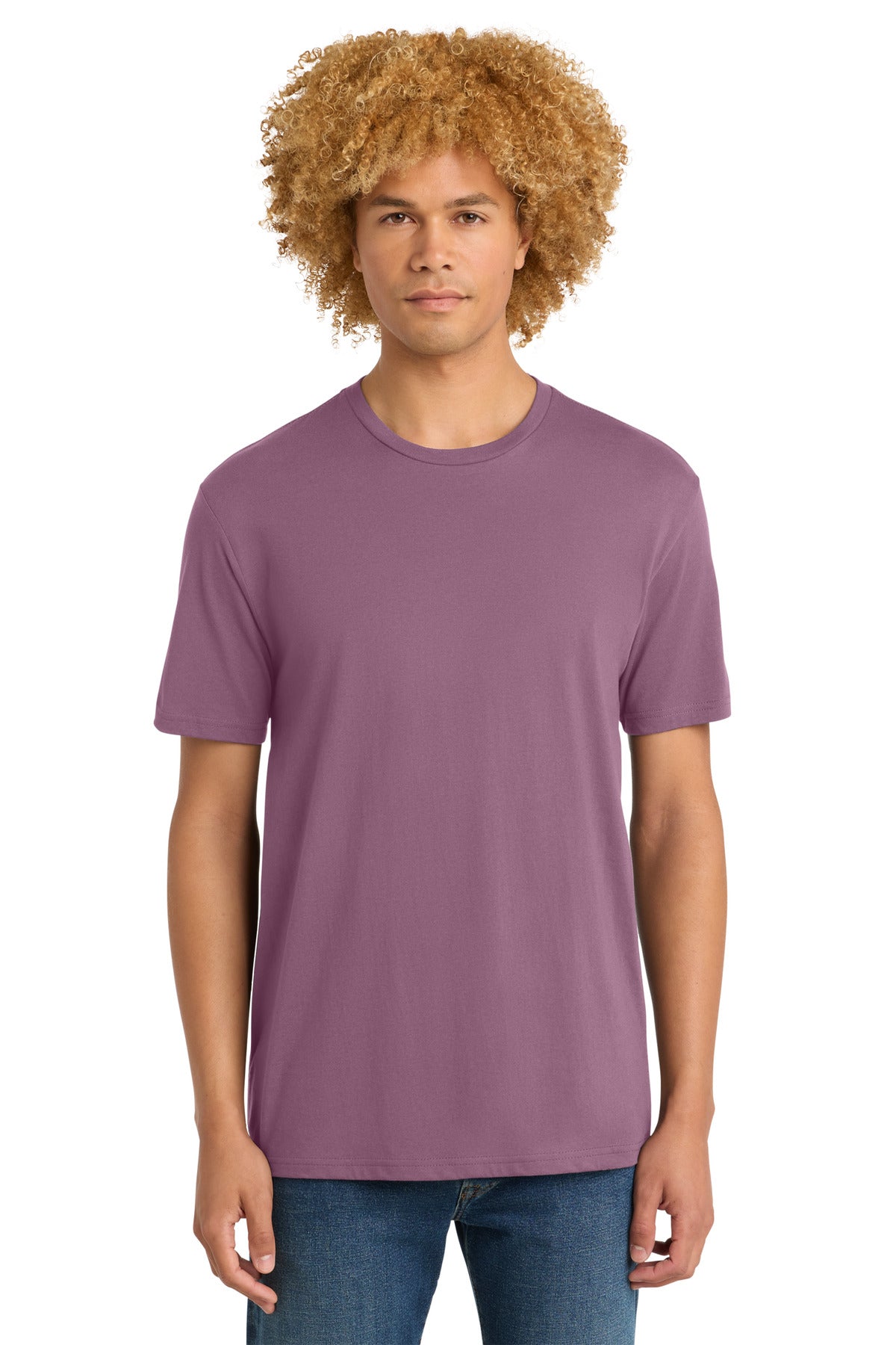 Custom Orchid Haze Perfect Weight Tee DT104, personalized by SanCanDo Swag in Argyle, TX